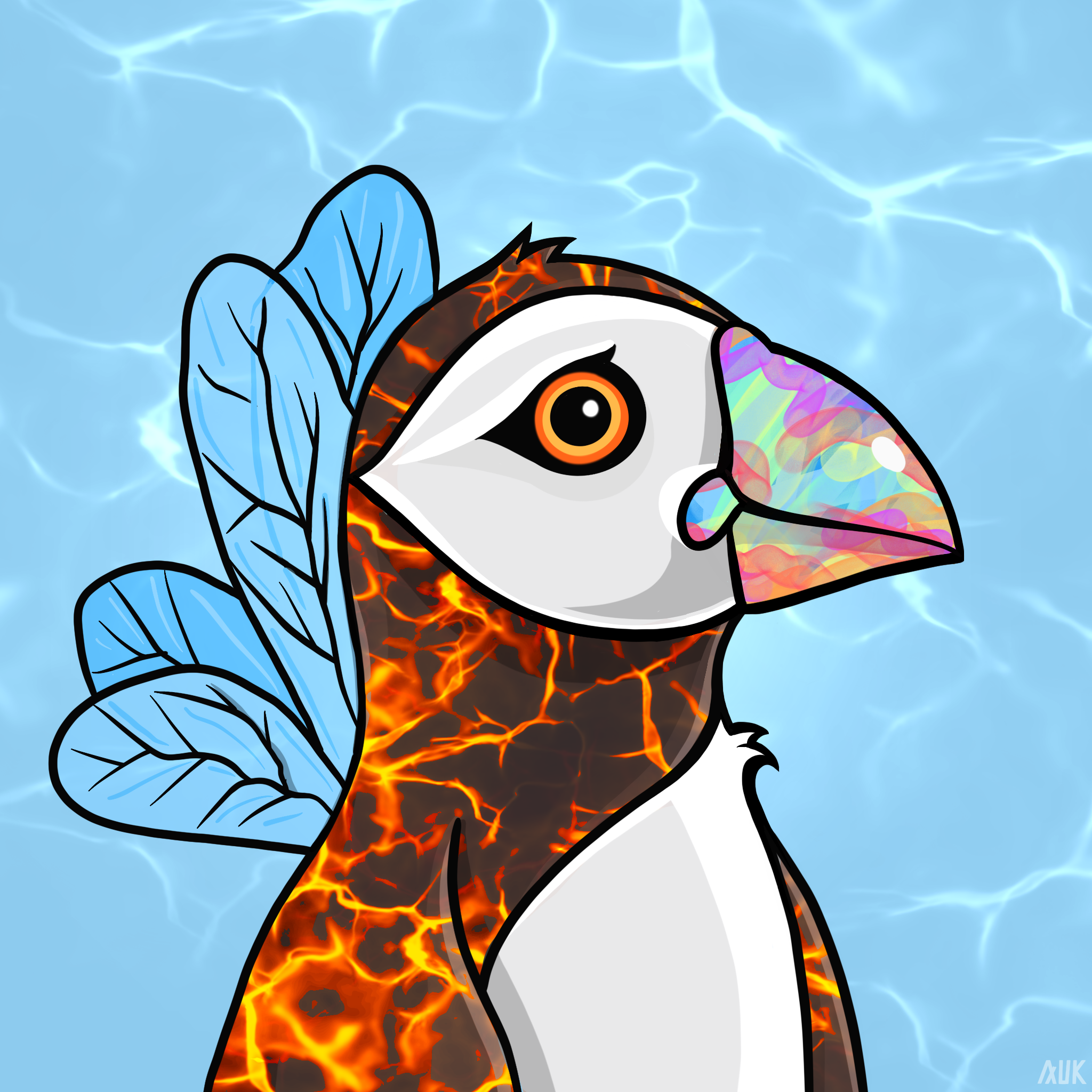 Poppin Puffins #8748 NFT on Algorand
