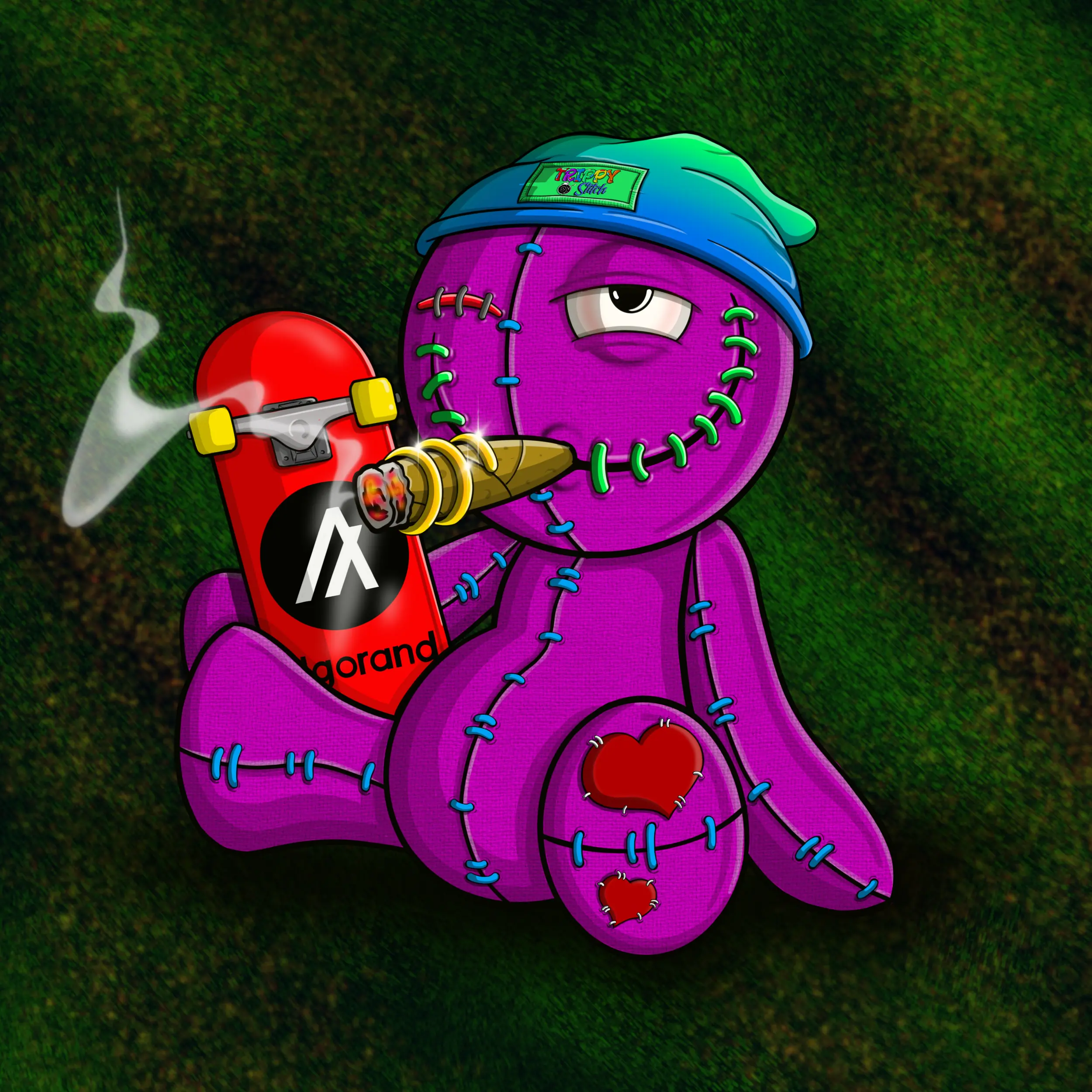 Trippy Stitch #360 NFT on Algorand