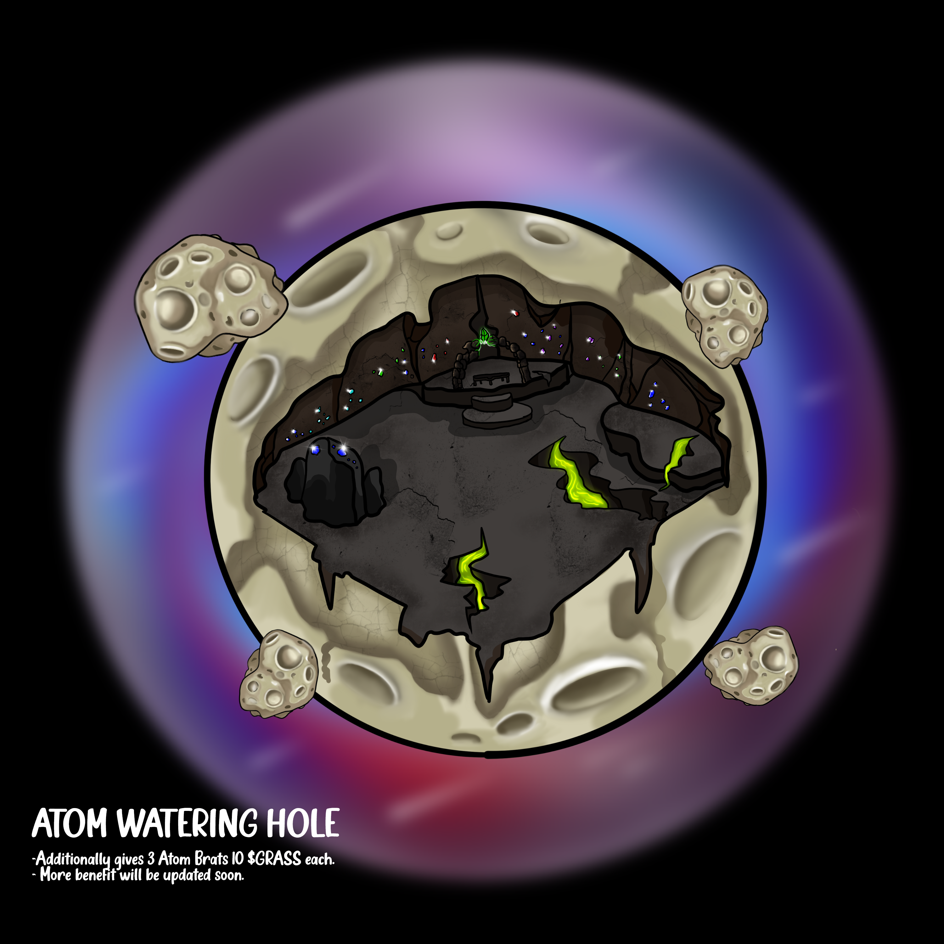 Atom Watering hole NFT on Algorand