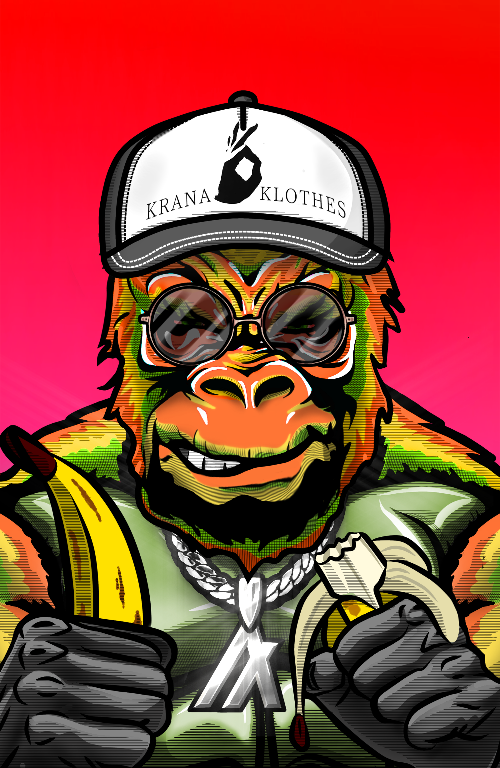 Gangster Gorilla 748 NFT on Algorand