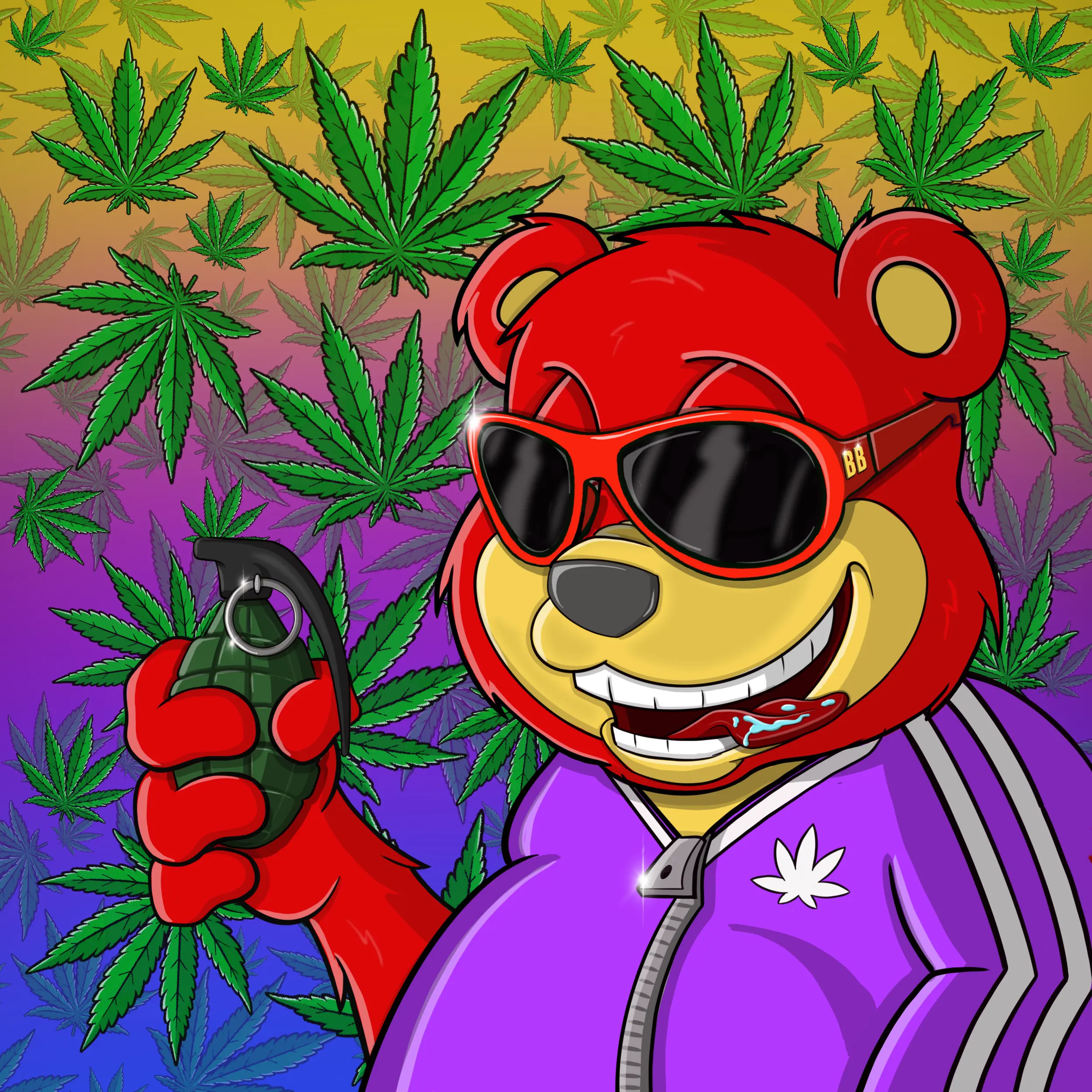 Burnin Bears #1057 NFT on Algorand