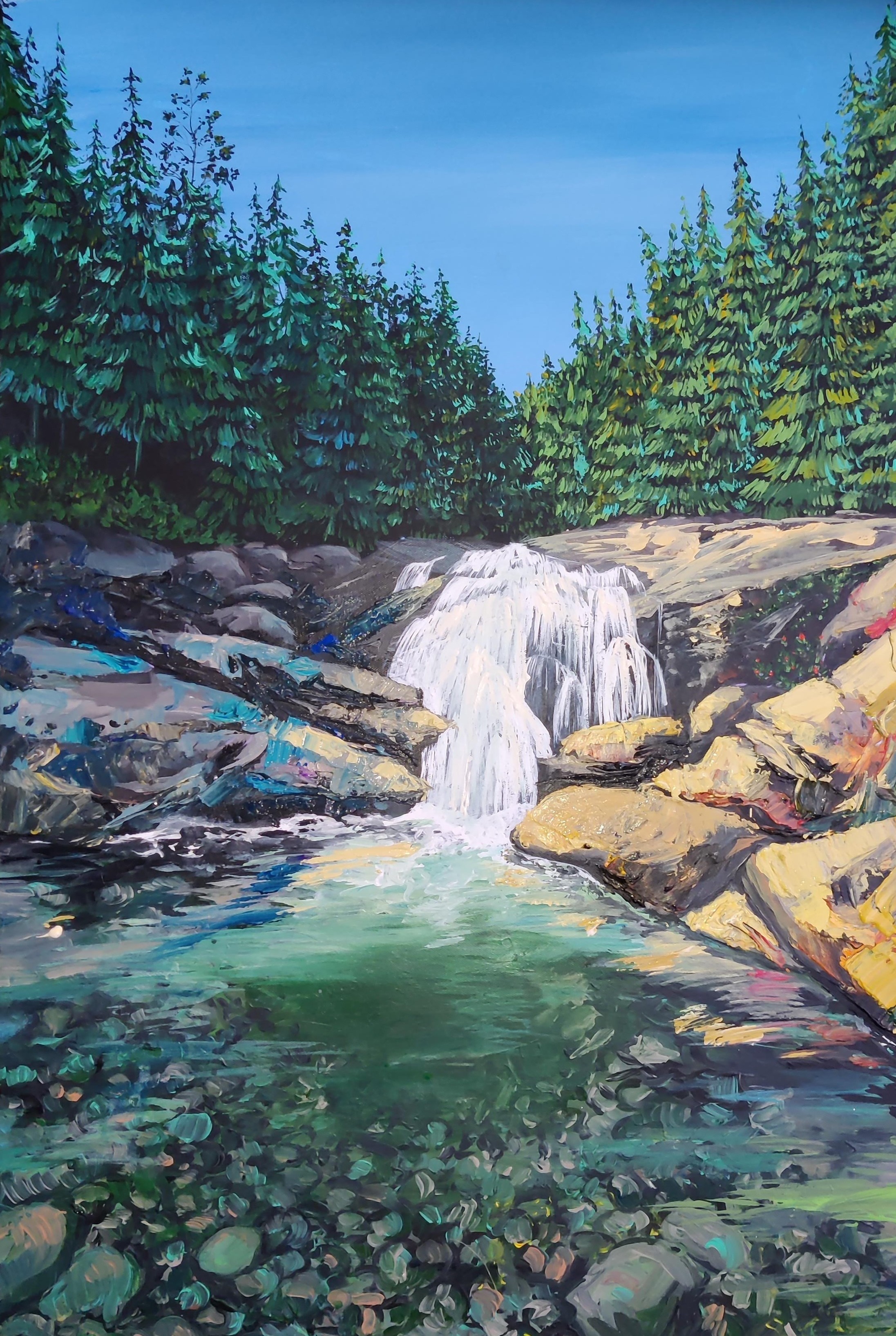 The Waterfall -Physically backed NFT on Algorand