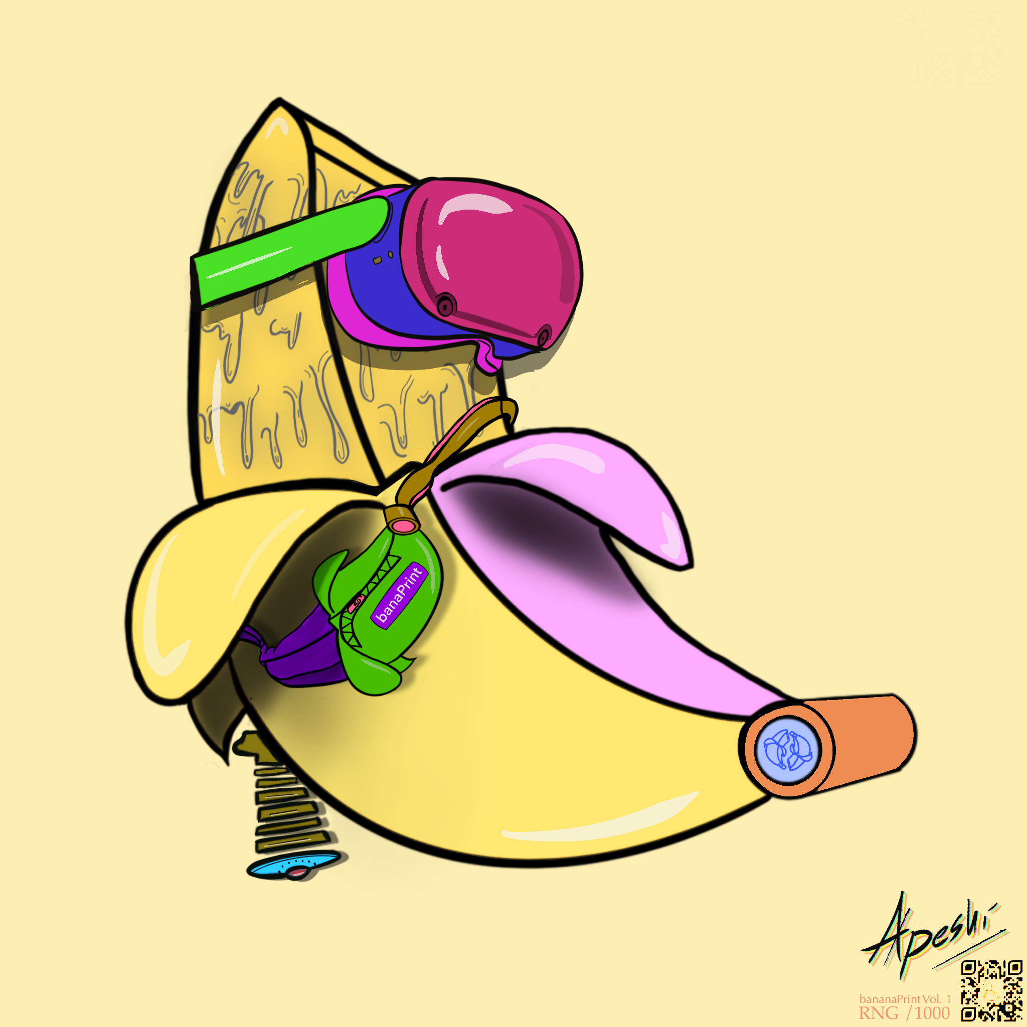 bananaPrint_Collection #872 NFT on Algorand