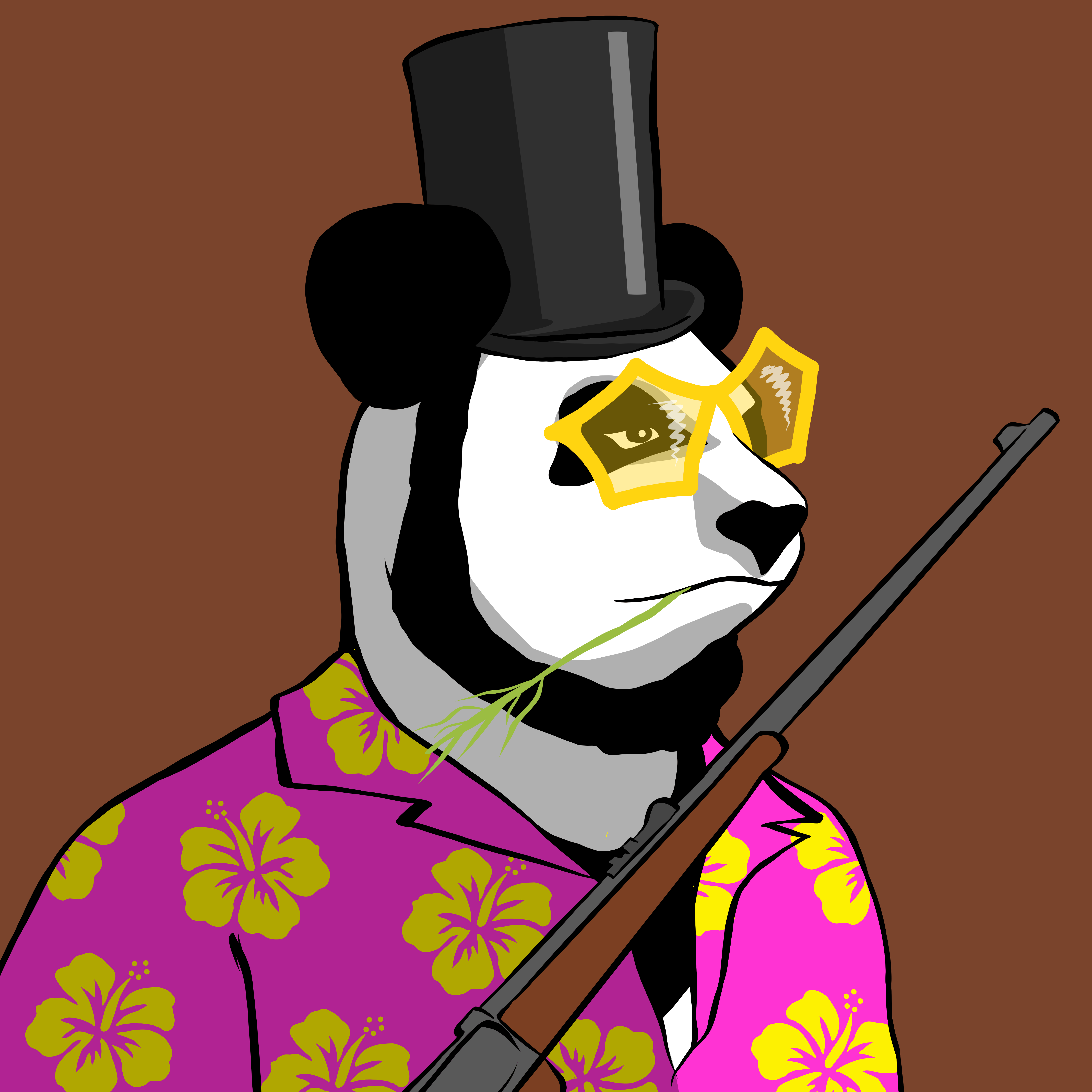 Pissed Off Panda #38 NFT on Algorand