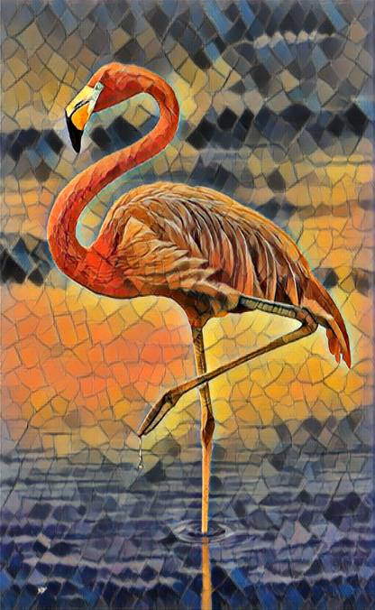 Touch of art, Flamingo