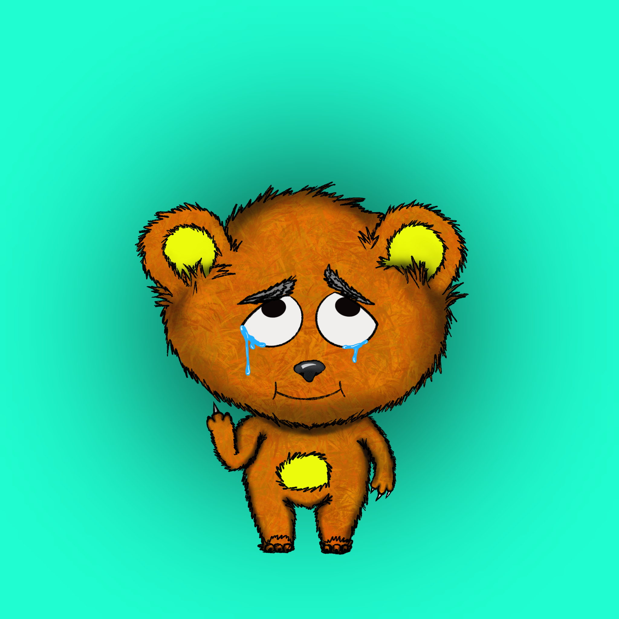 Sketchy Bears #36 NFT on Algorand