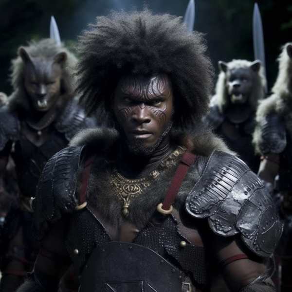 An image of AFRO WARS 38- King Blackhide