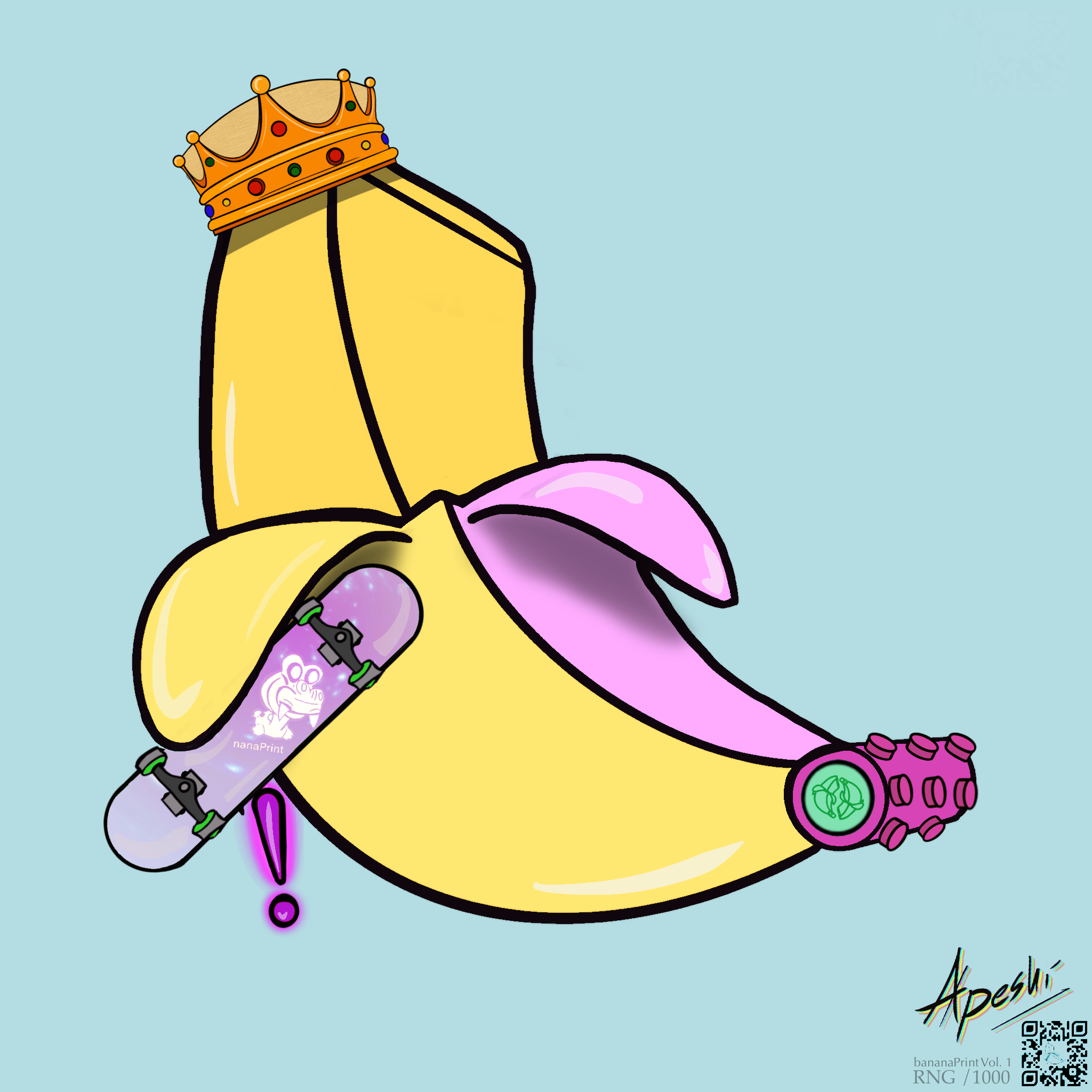 bananaPrint_Collection #152 NFT on Algorand