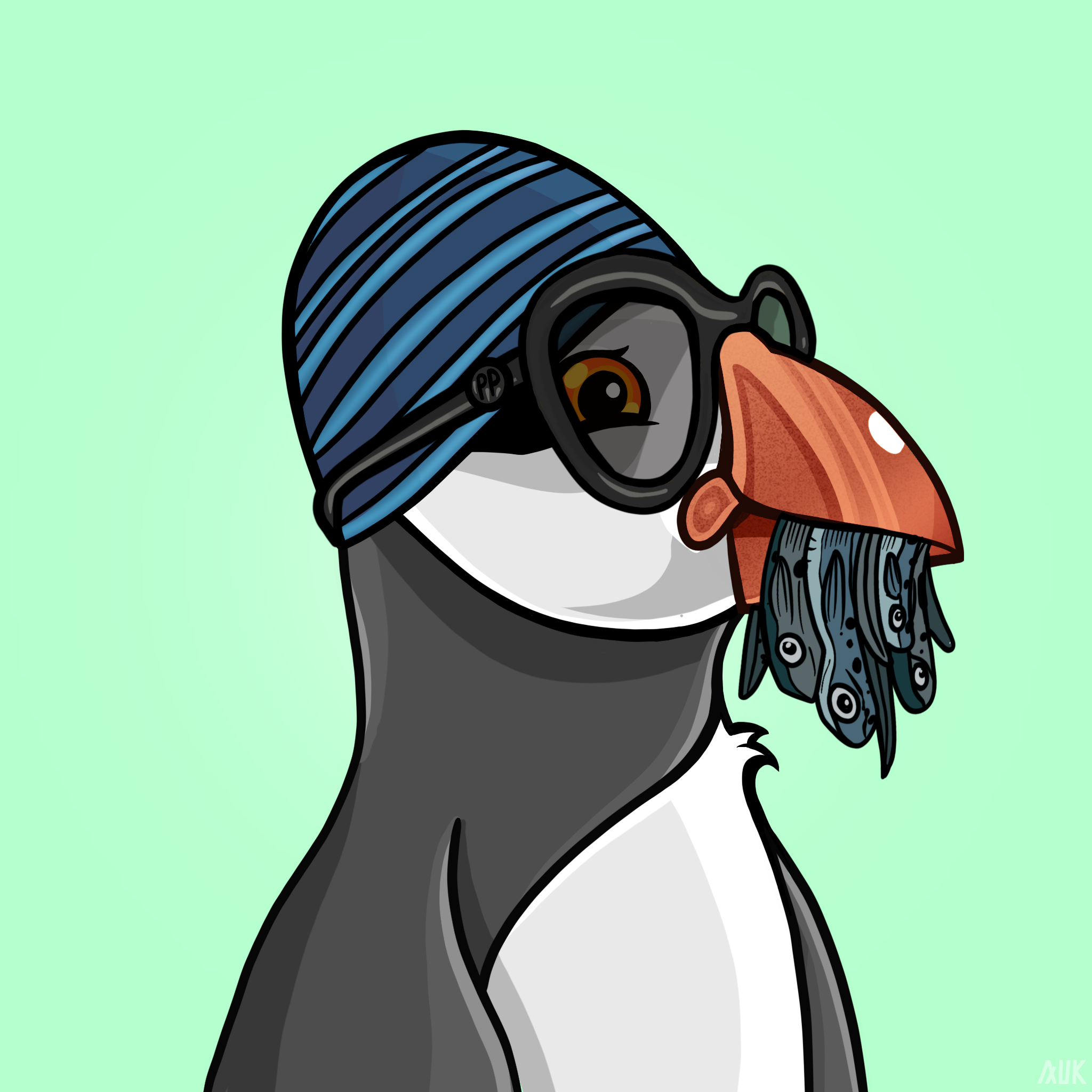 Poppin Puffins #5803 NFT on Algorand