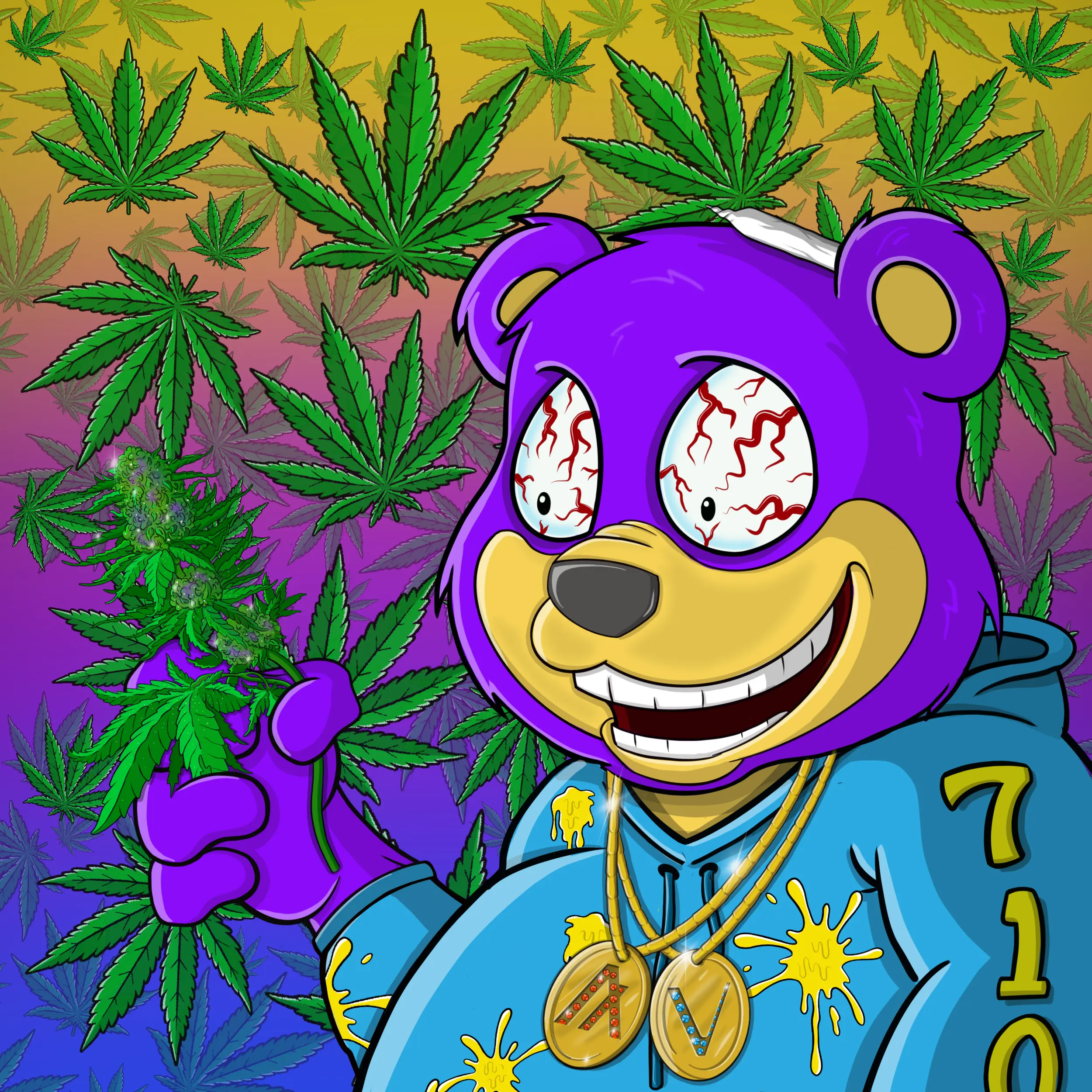 Burnin Bears #152 NFT on Algorand
