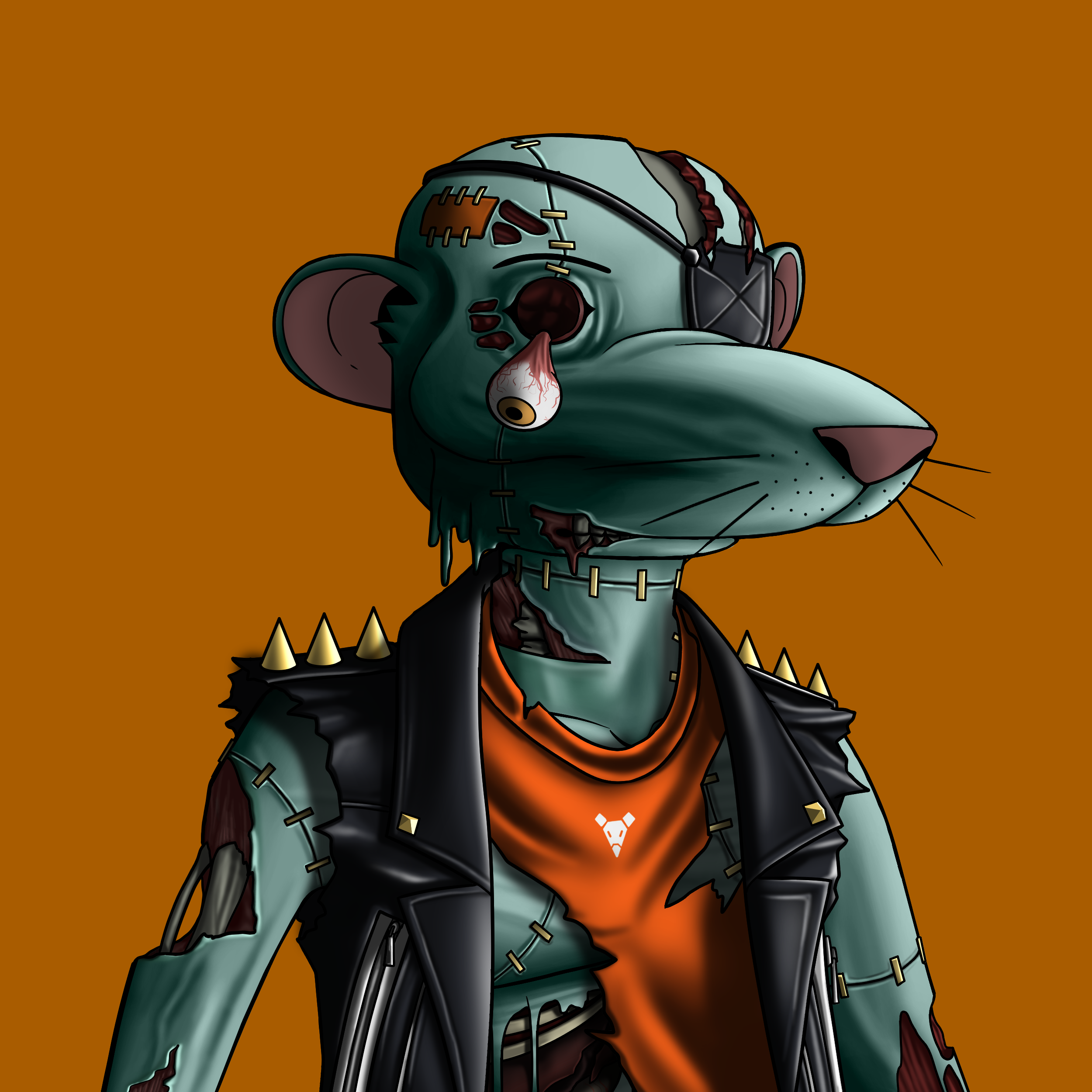 CheekyRodent #147 - INFECTED NFT on Algorand