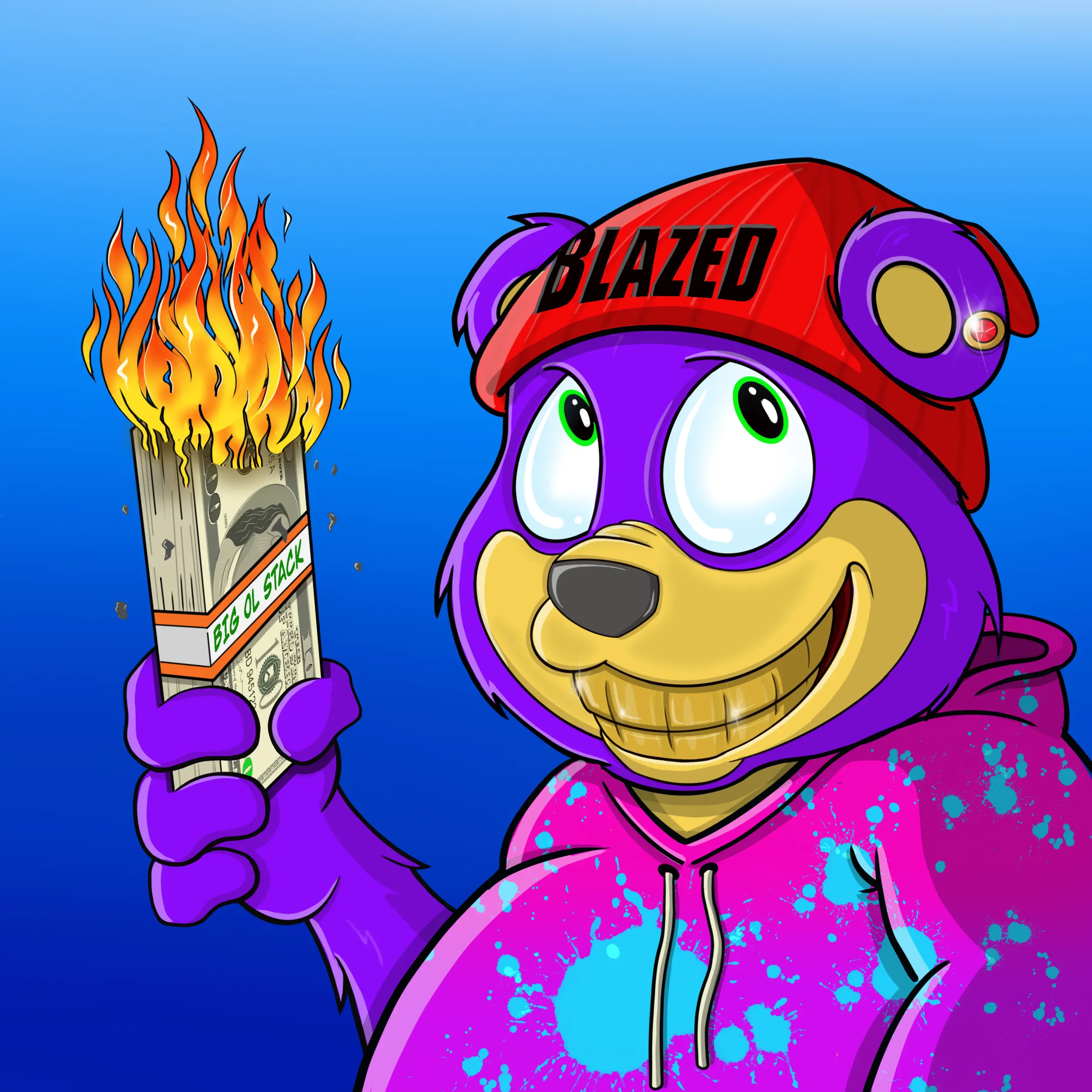 Burnin Bears #1508 NFT on Algorand