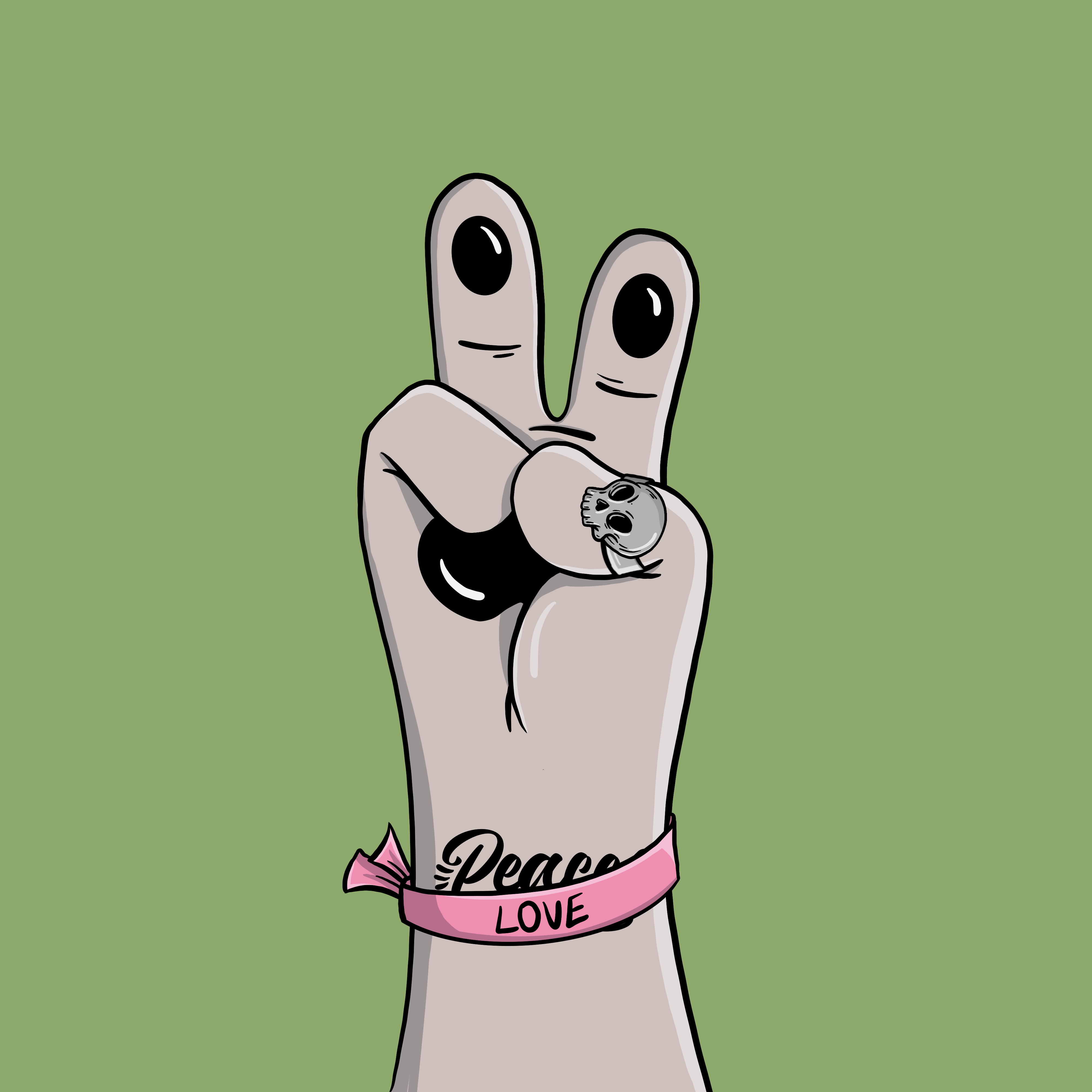Peace,Love Bears! #166 NFT on Algorand