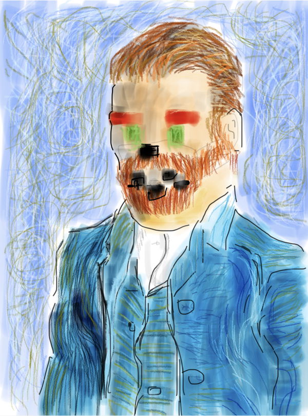 Image of Skuli Van Gogh self-portrait