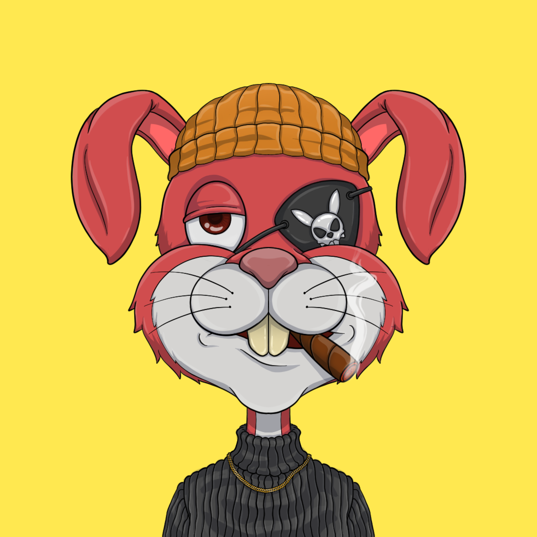 Addict Rabbit Gang 1834 NFT on Algorand