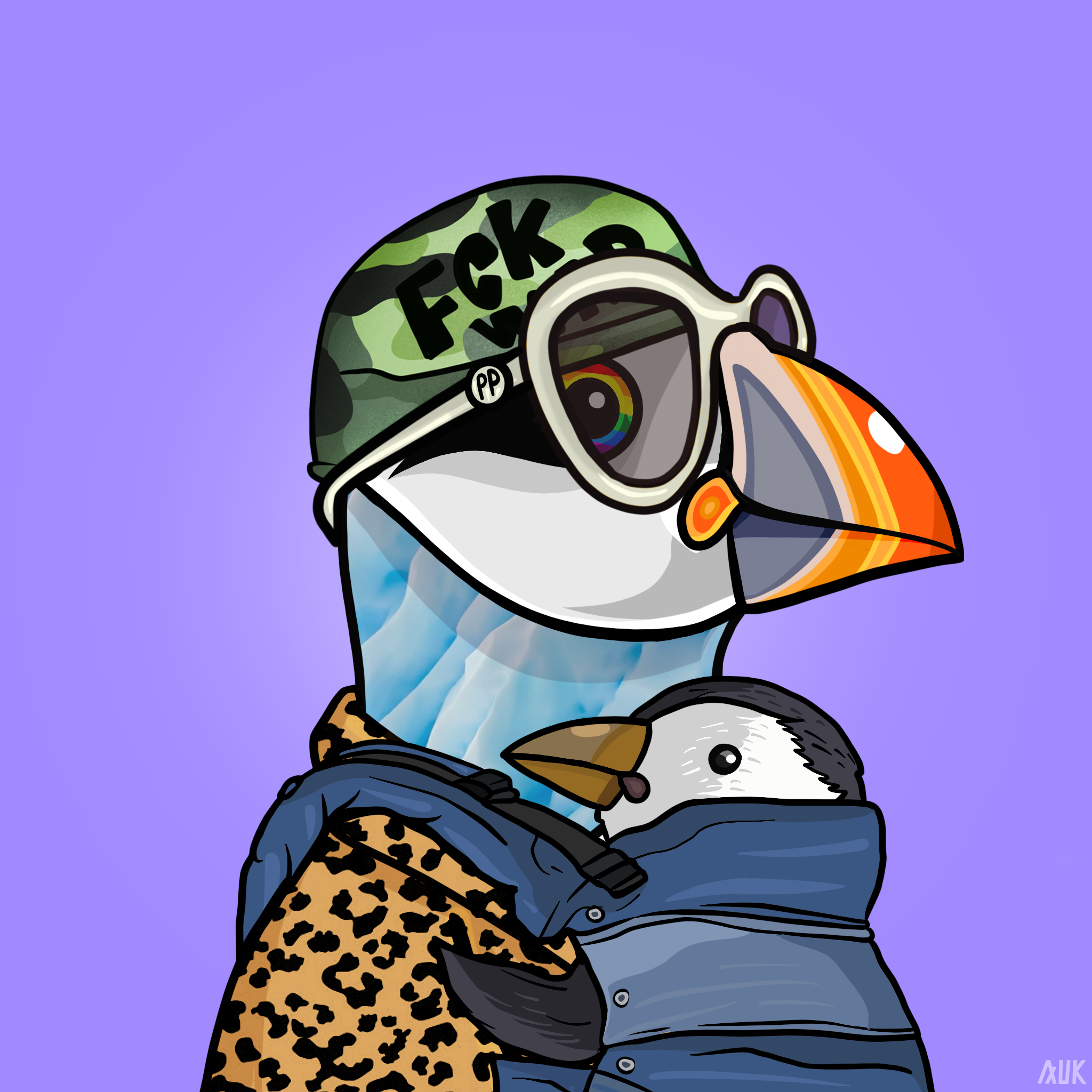 Poppin Puffins #4394 NFT on Algorand