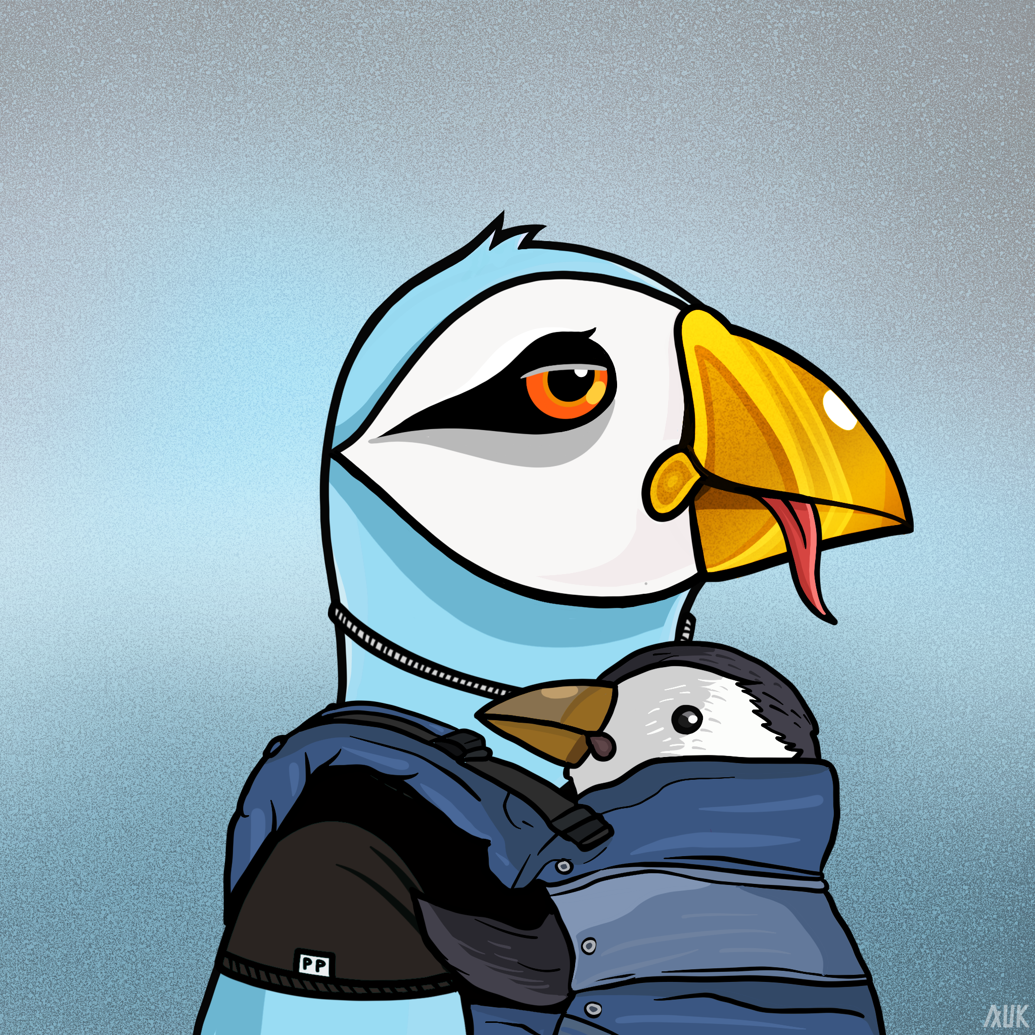 Poppin Puffins #7354 NFT on Algorand