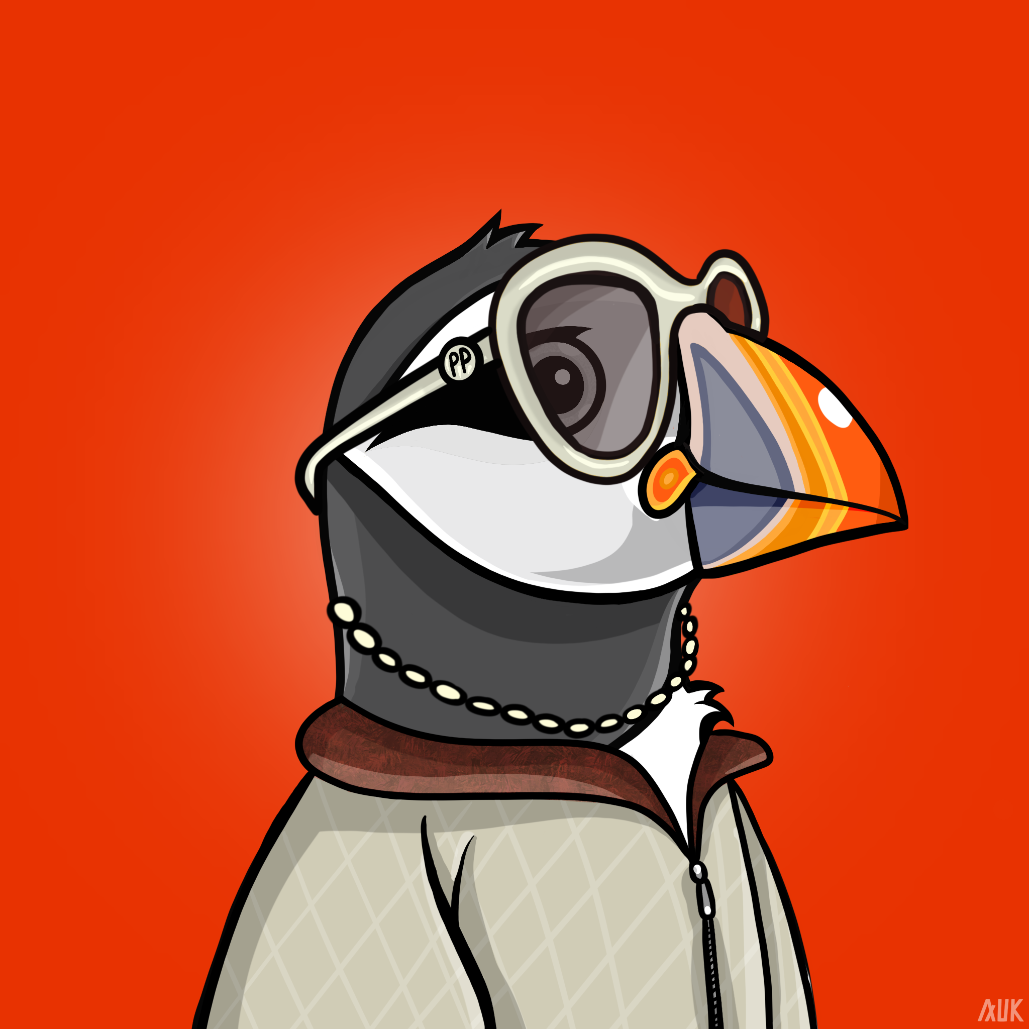 Poppin Puffins #6140 NFT on Algorand