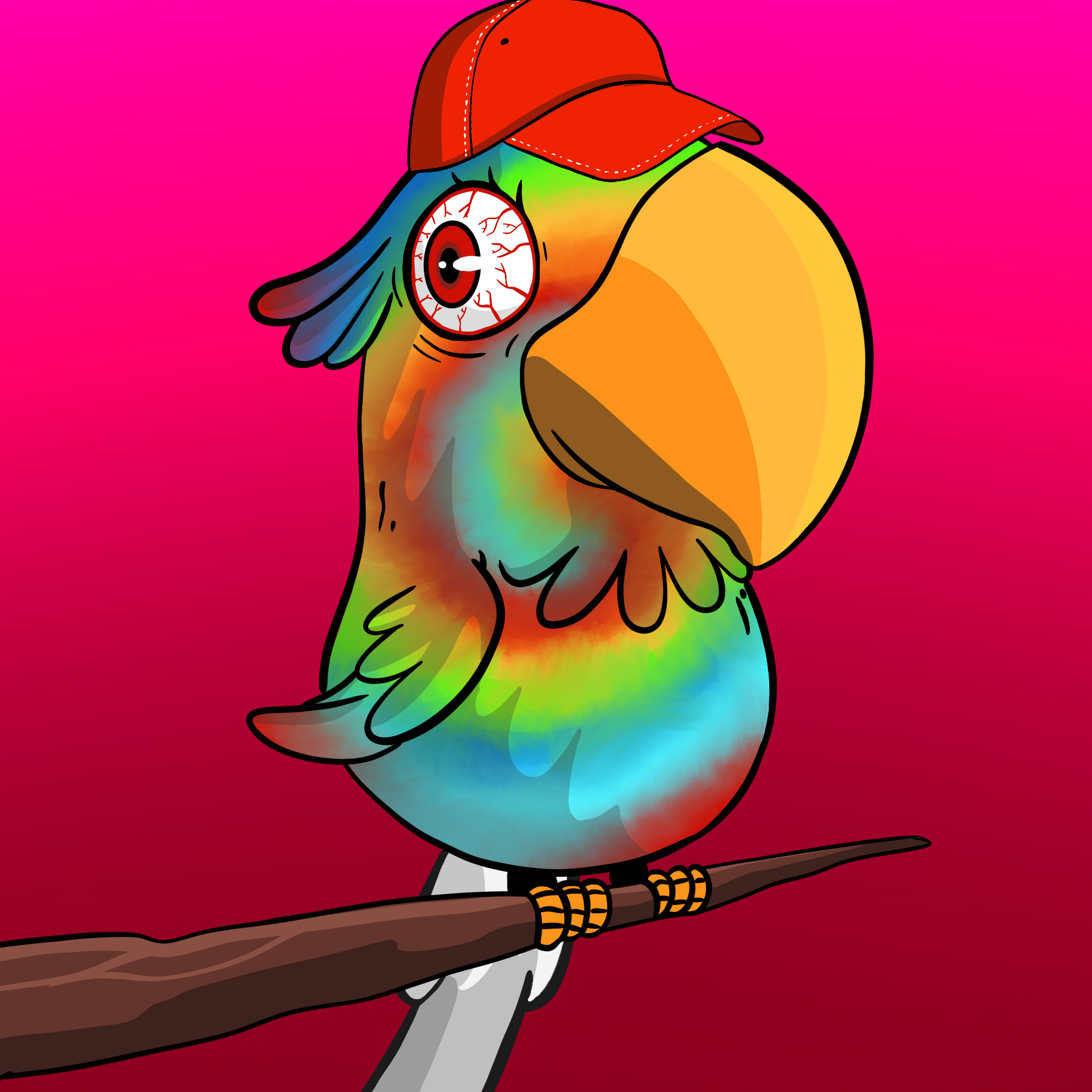 Ruffled Feathers #093 NFT on Algorand