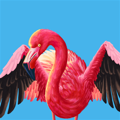 Rly Rly Rich Flamingo Original