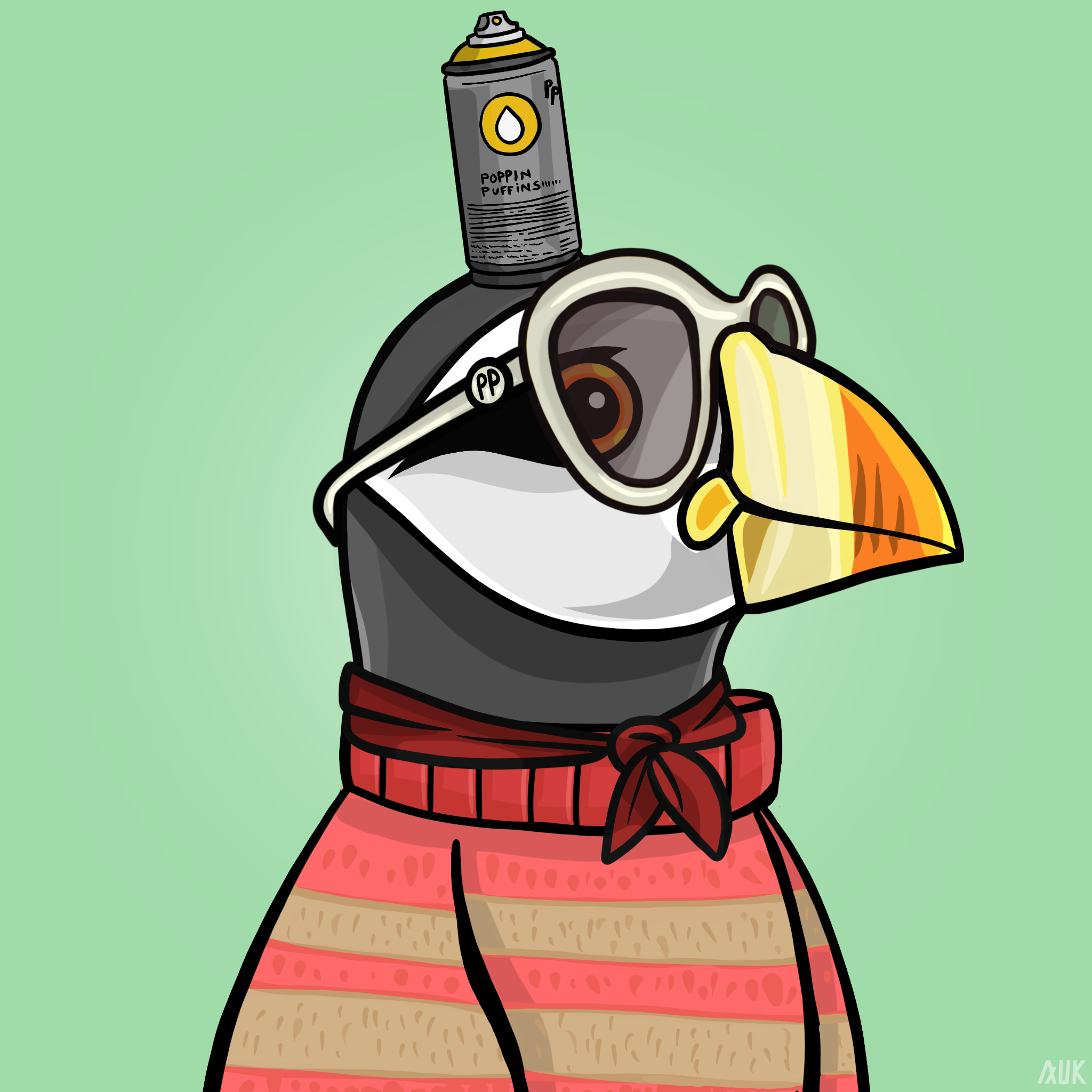 Poppin Puffins #9623 NFT on Algorand
