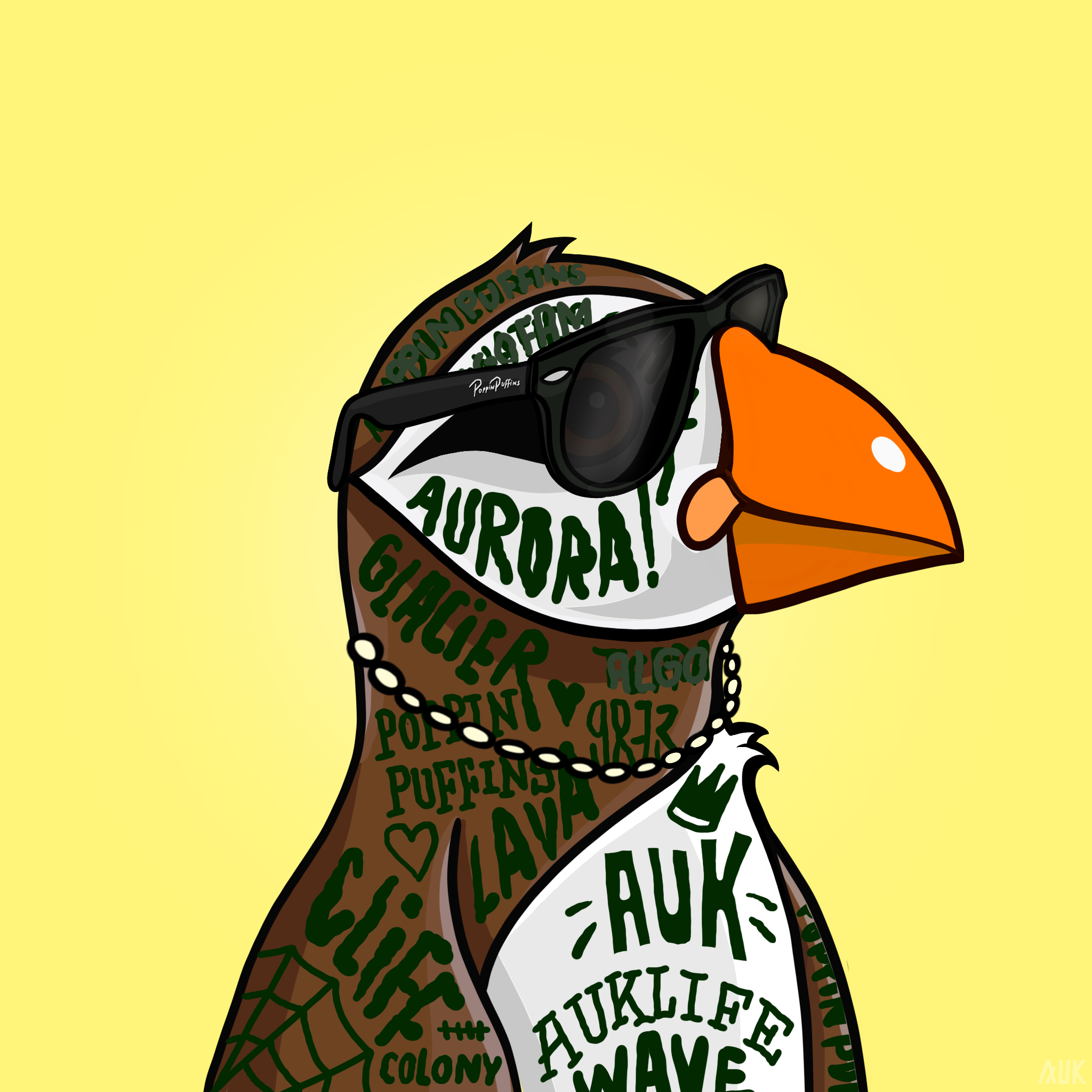 Poppin Puffins #6003 NFT on Algorand
