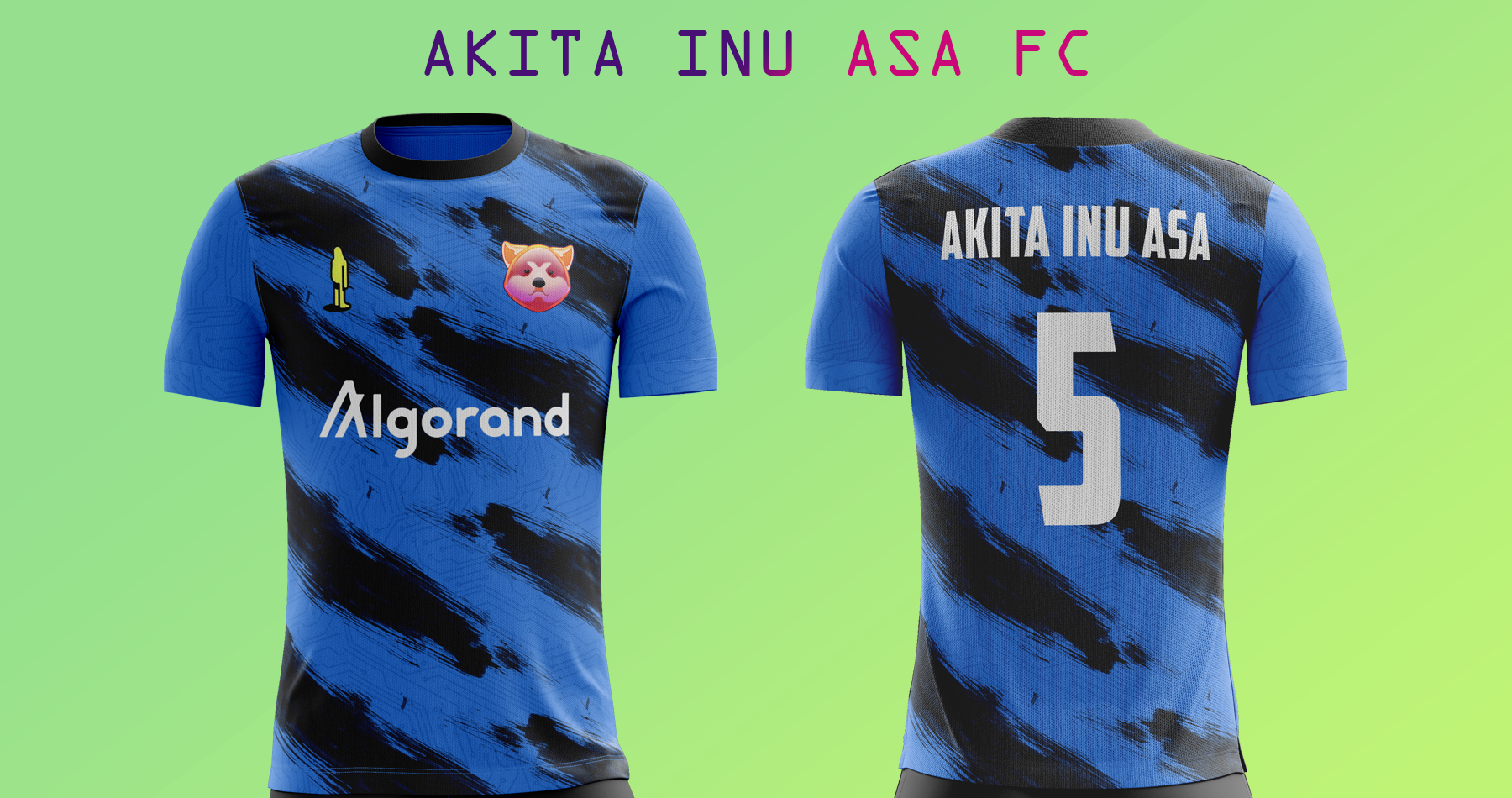 Akita Inu ASA FC Home kit #5 NFT on Algorand