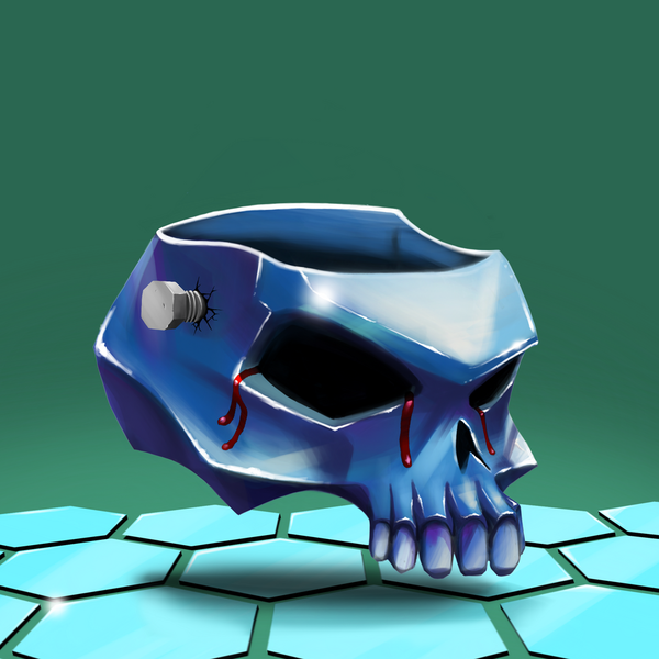 An image of AlgoSeas Skull #40