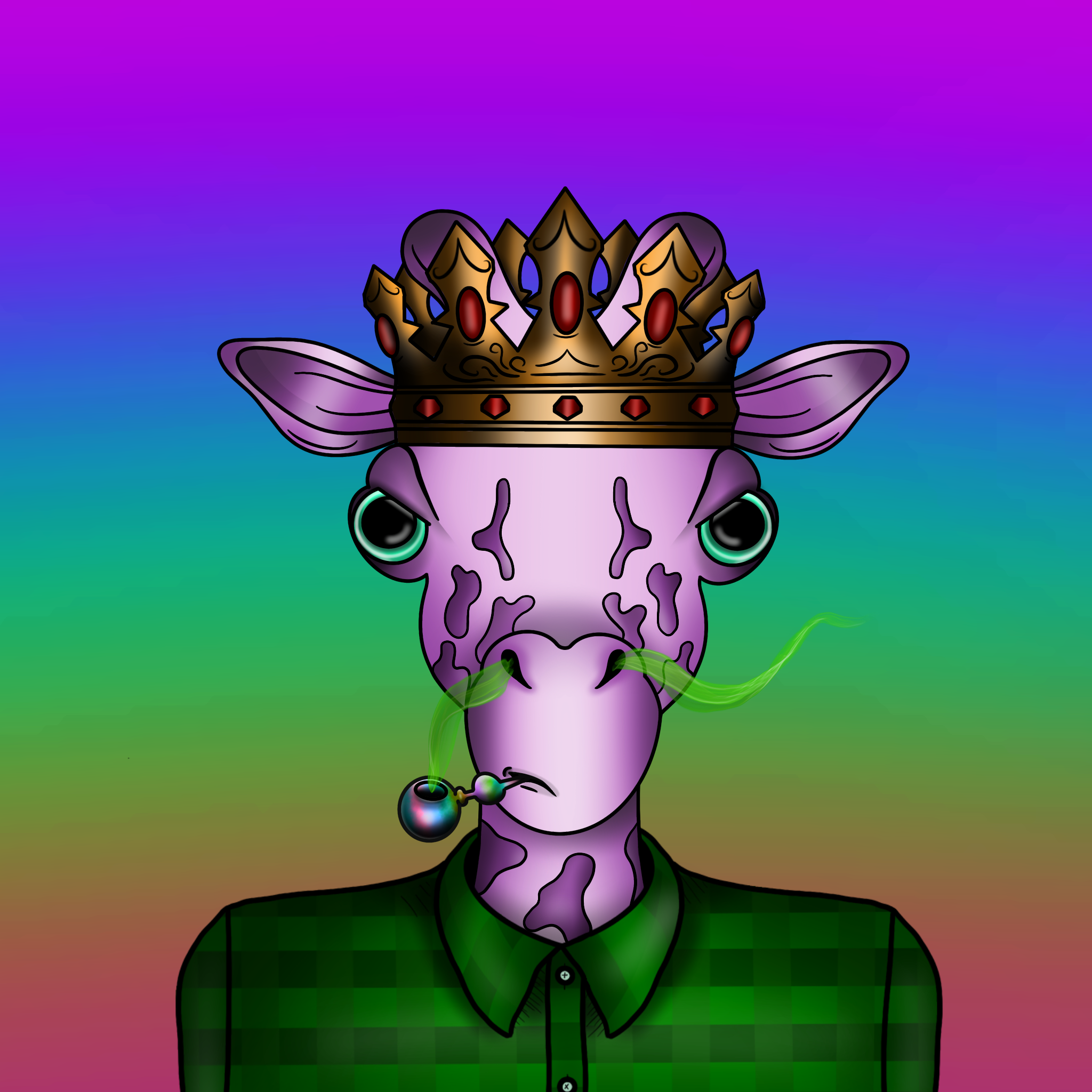 Cool Giraffe Gen2 #630 NFT on Algorand