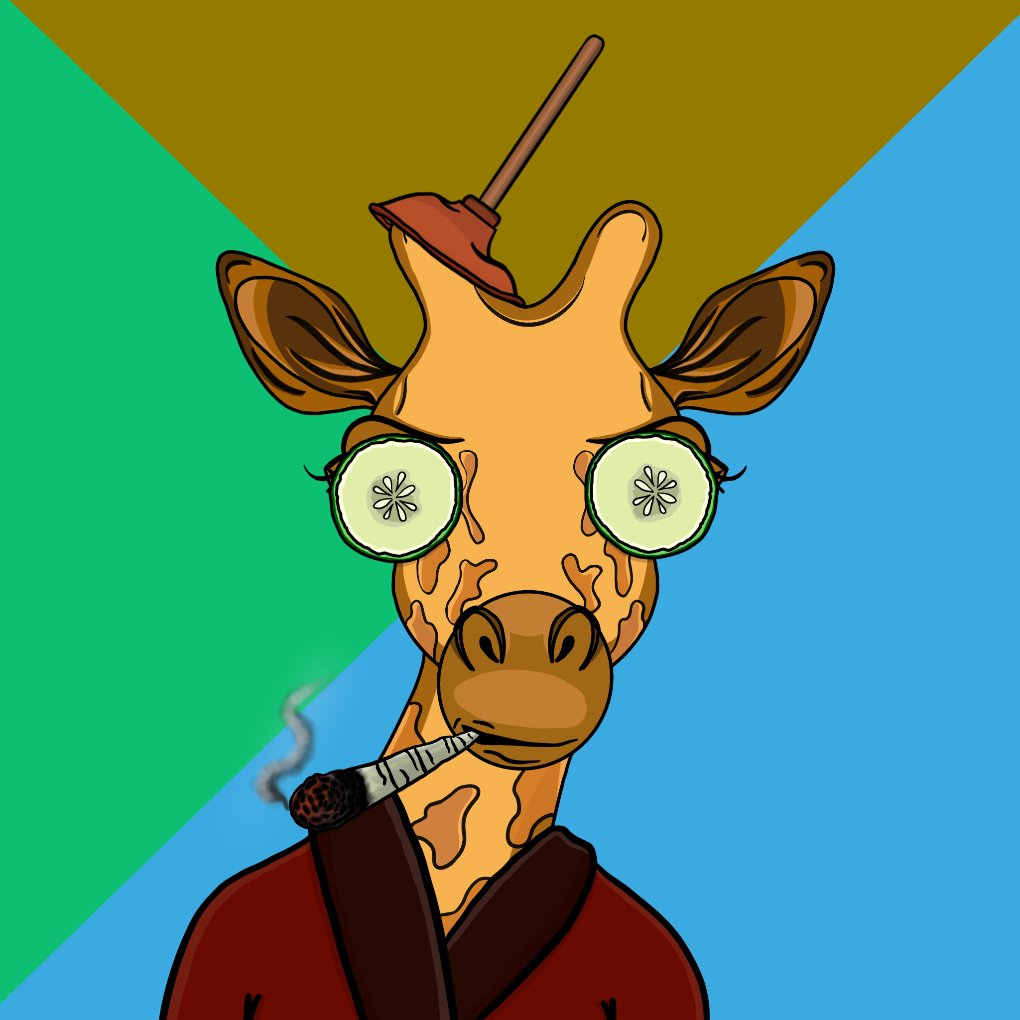 Cool Giraffe #073 NFT on Algorand