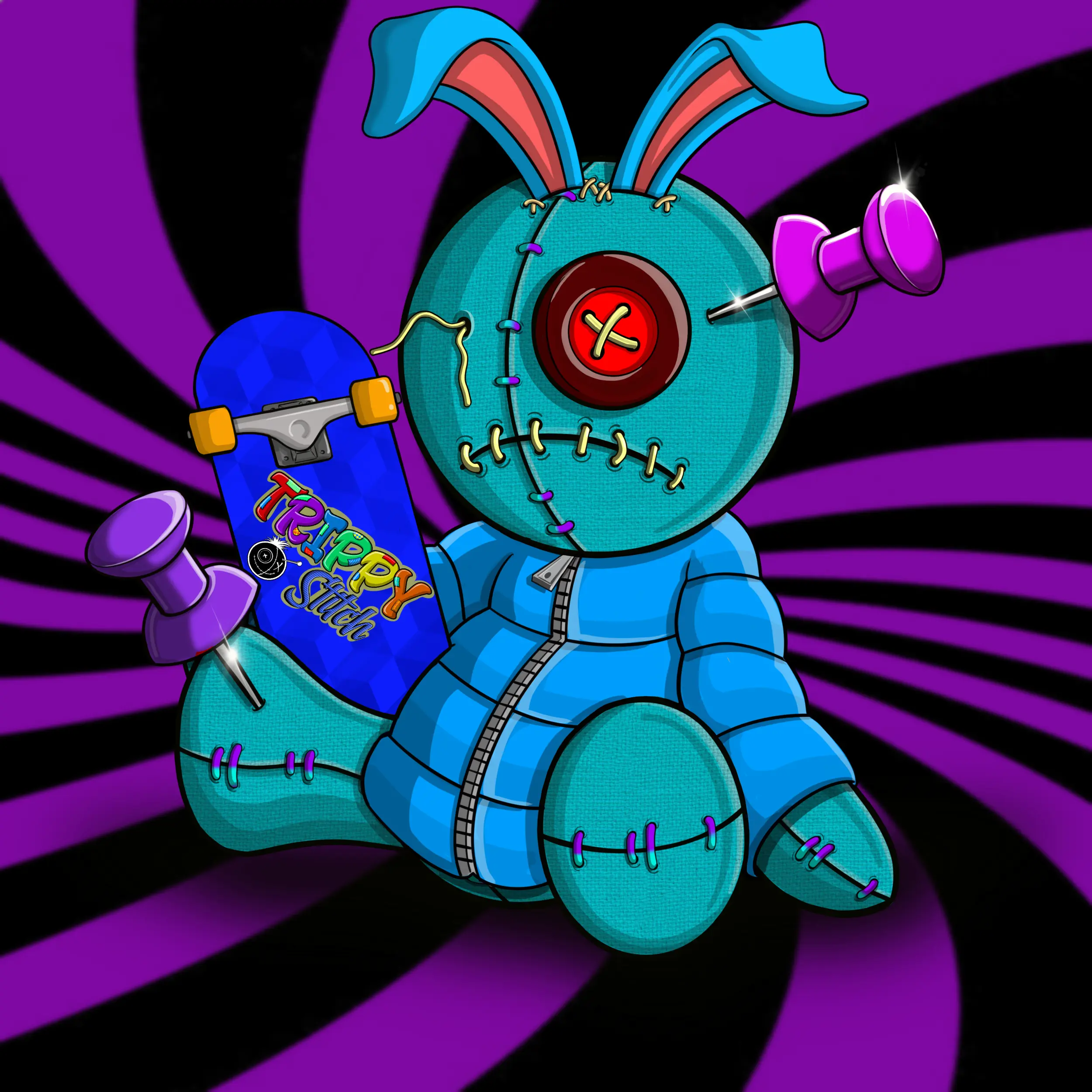 Trippy Stitch #152 NFT on Algorand