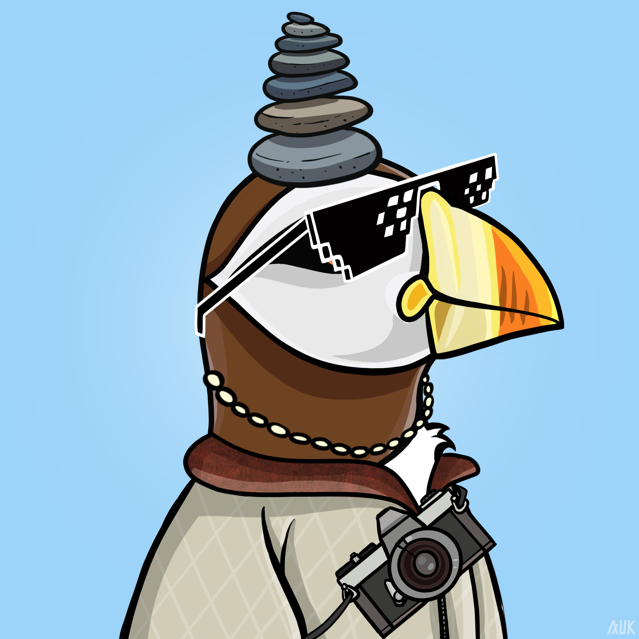 Poppin Puffins #8773 NFT on Algorand