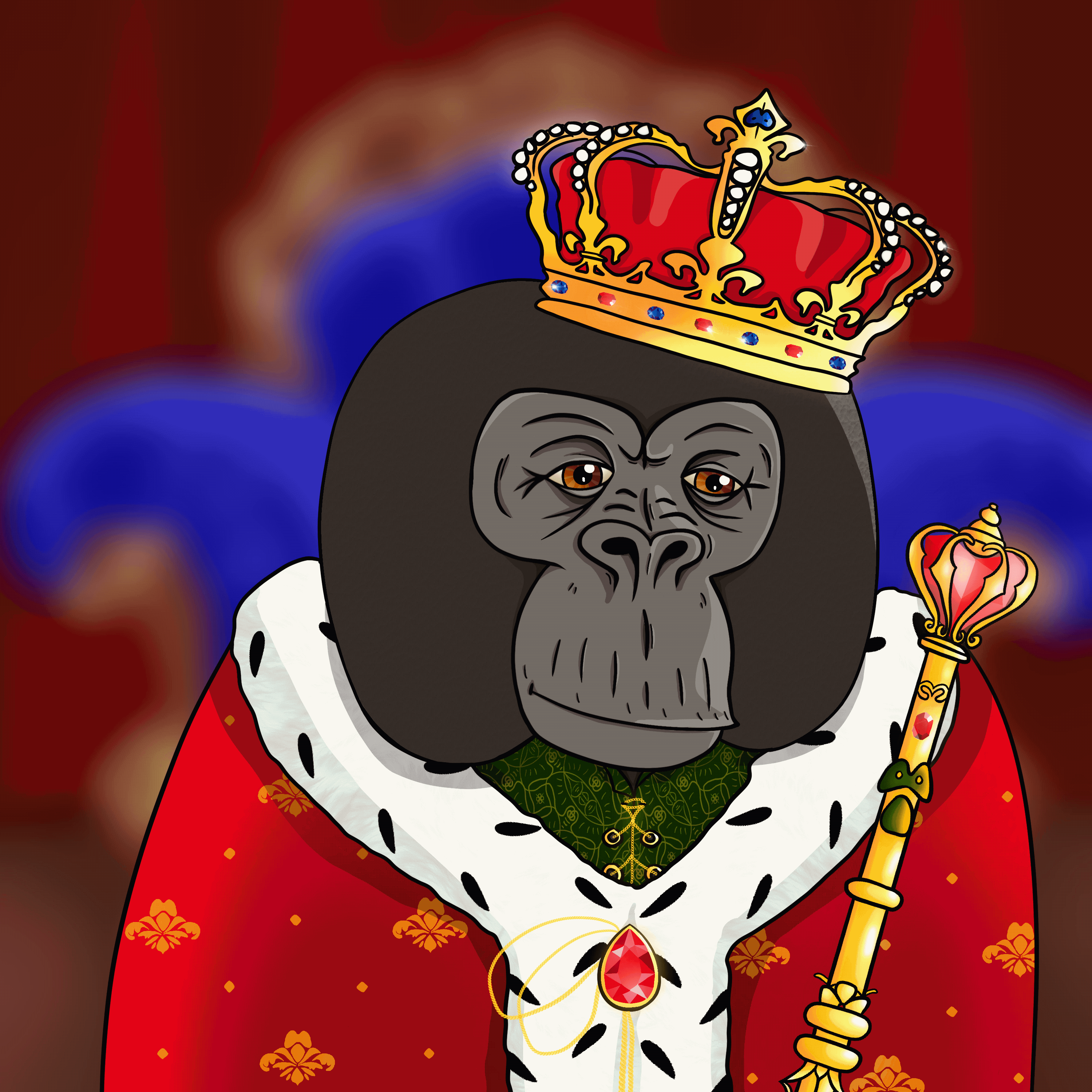 Algorangutan Male 027 NFT on Algorand