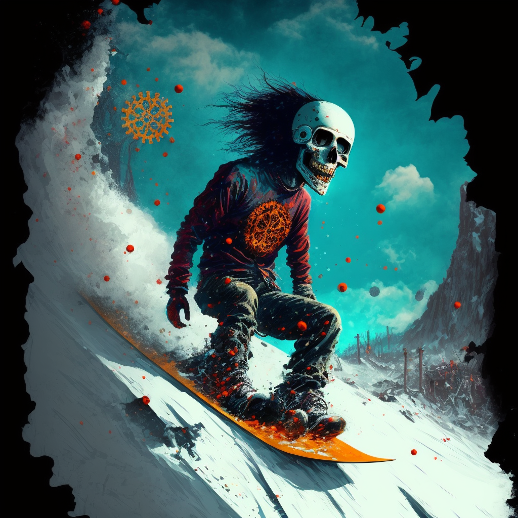 Dark AI Art #276 NFT on Algorand
