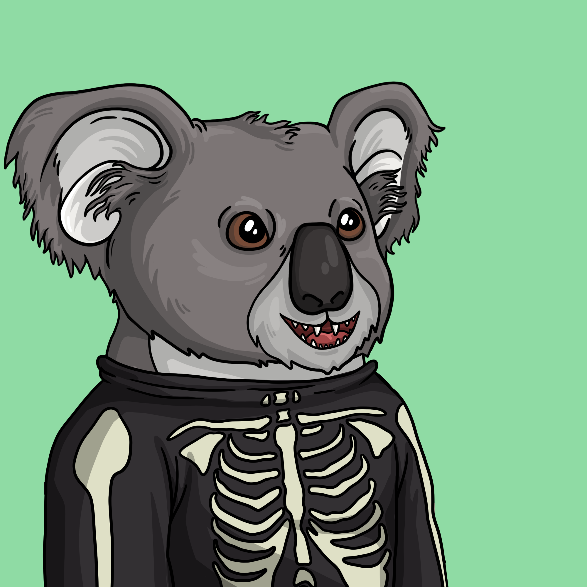 Wildlife Warrior Koala #1483 NFT on Algorand