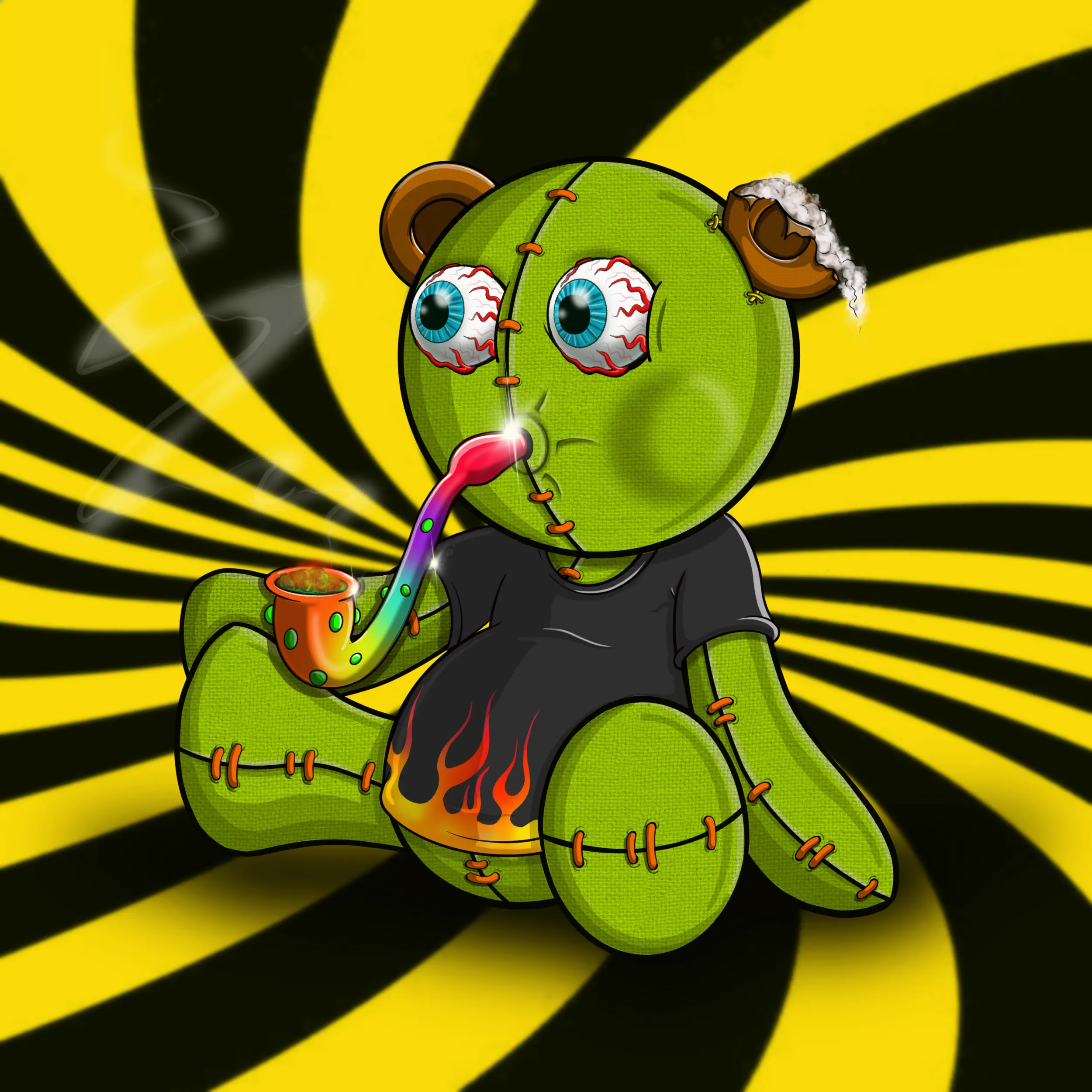 Trippy Stitch #45 NFT on Algorand