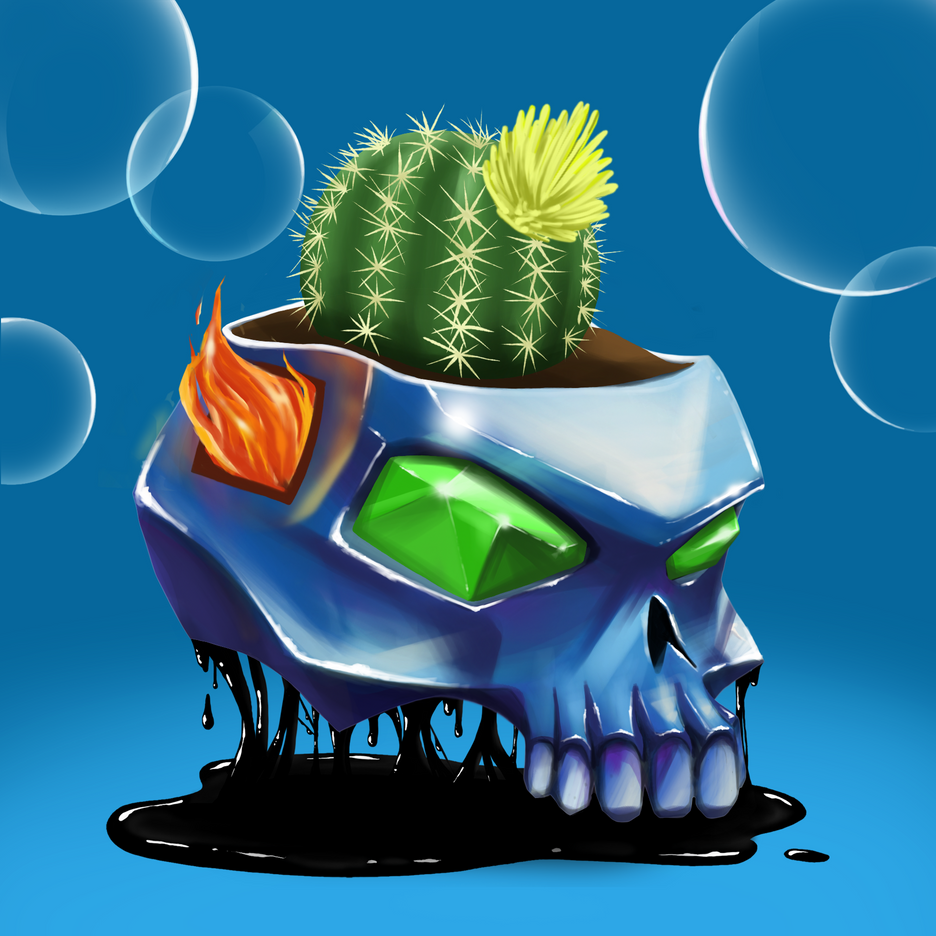AlgoSkull #2524 NFT on Algorand