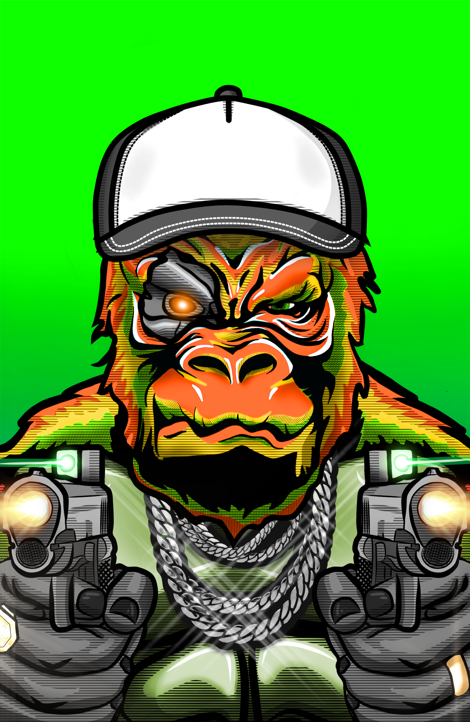 Gangster Gorilla 704 NFT on Algorand