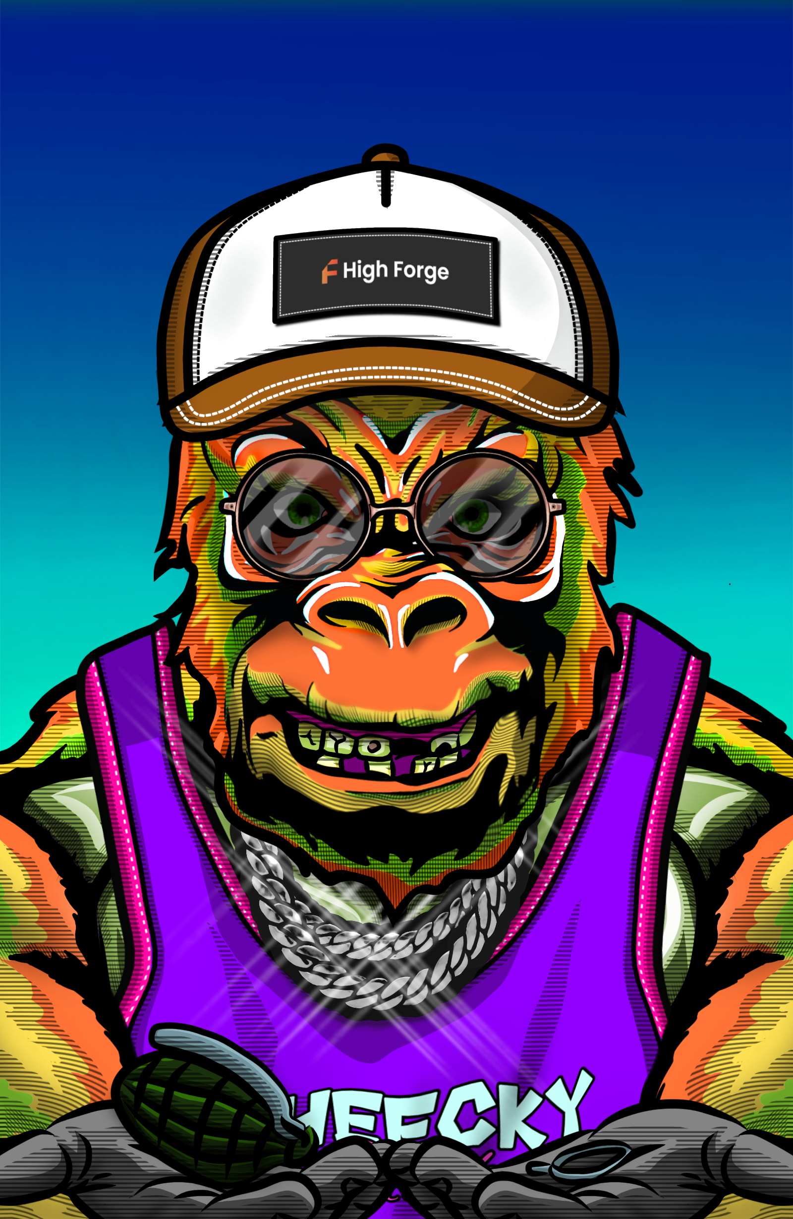 Gangster Gorilla 687 NFT on Algorand