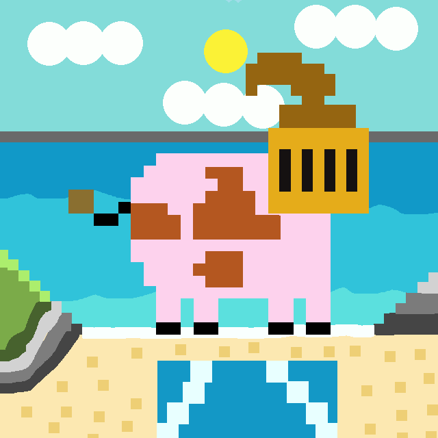 Copium Cow 458 NFT on Algorand