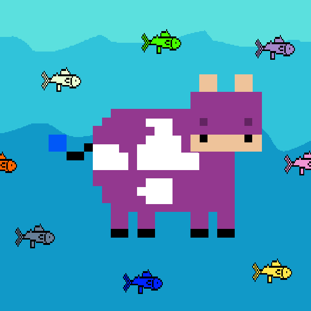 Copium Cow 596 NFT on Algorand