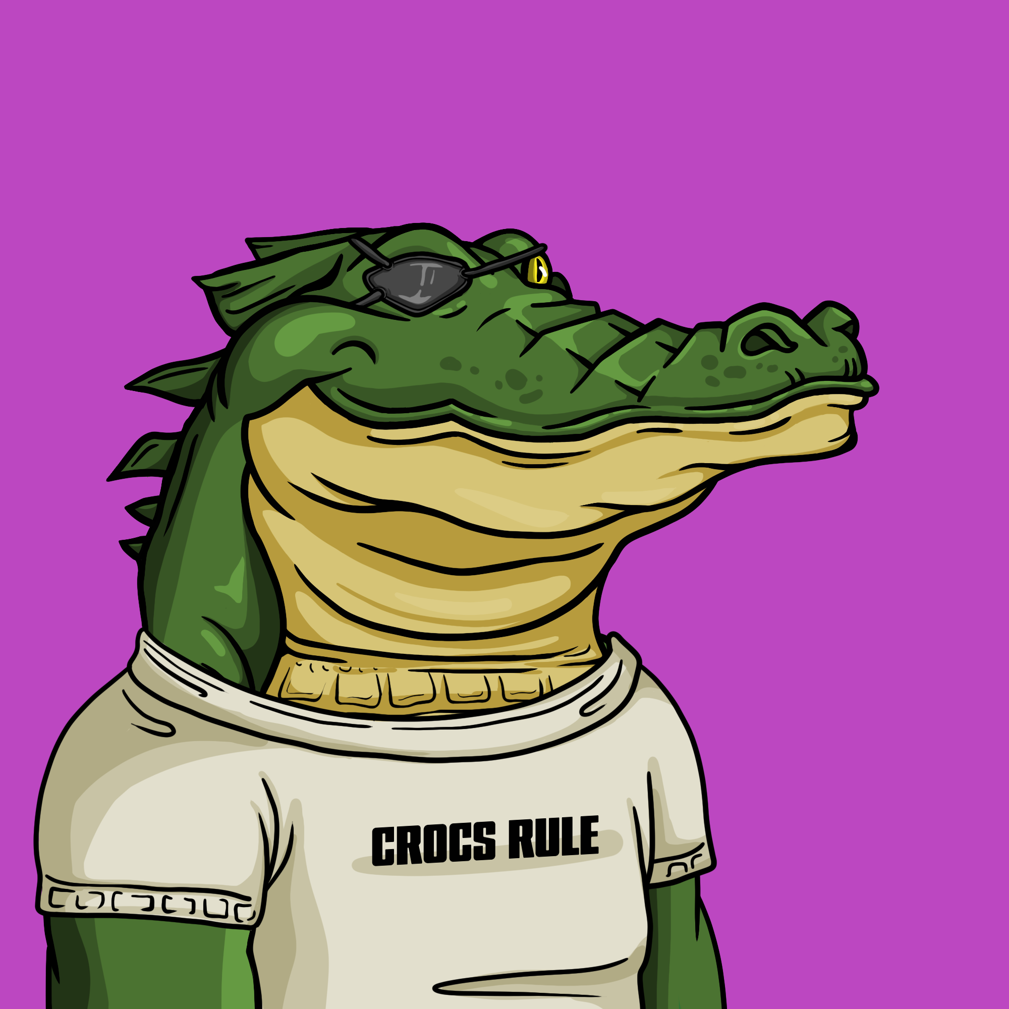 Warrior Croc #570 NFT on Algorand