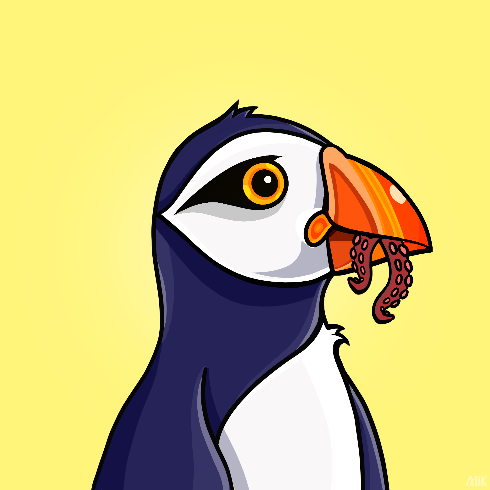 Poppin Puffins #9630 NFT on Algorand