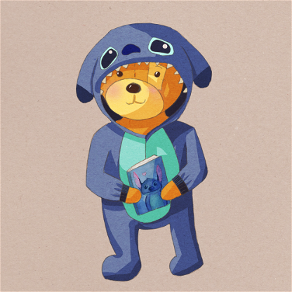 Watercolour Bear 008