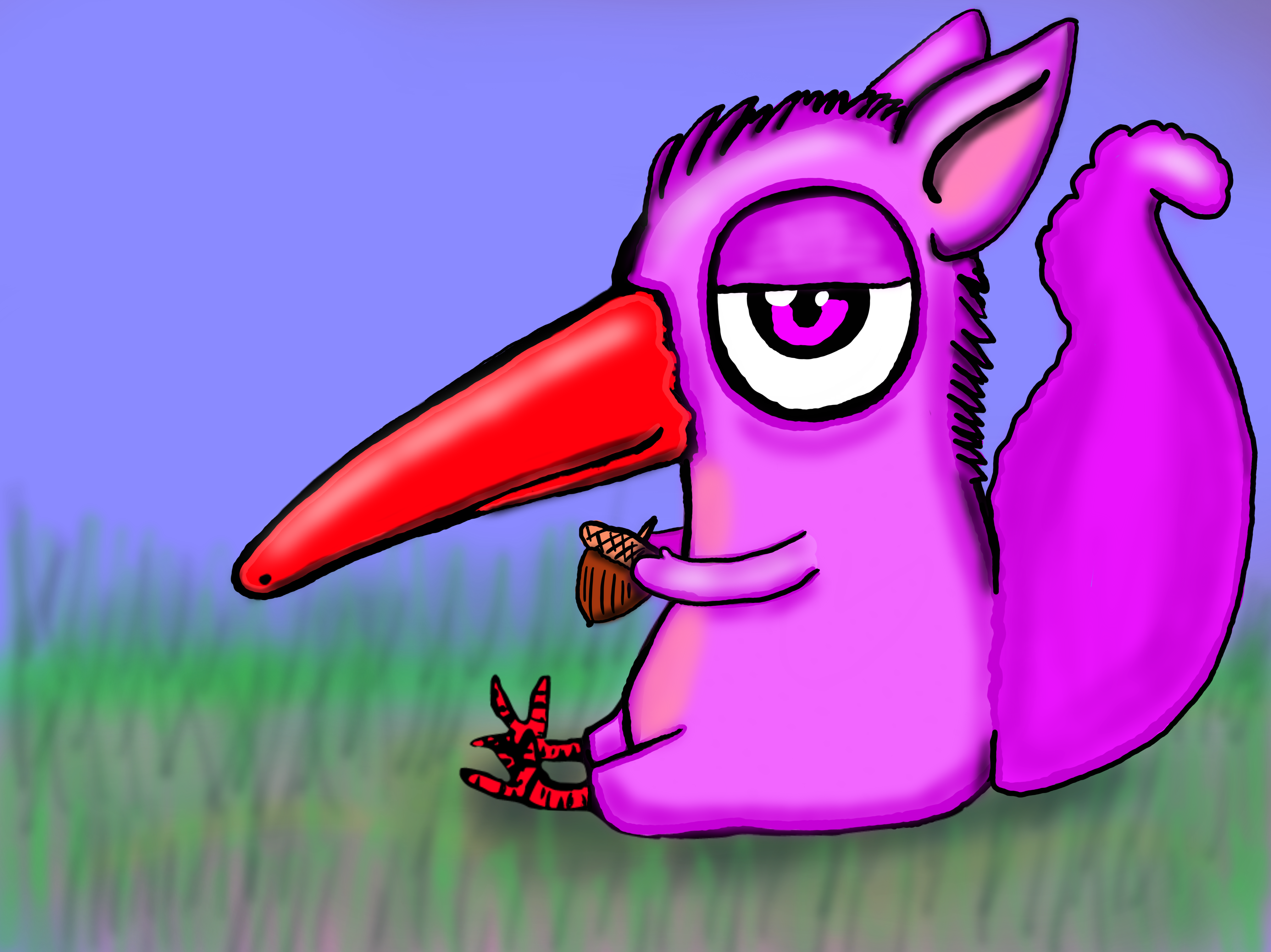 Pink Squirrel Billy