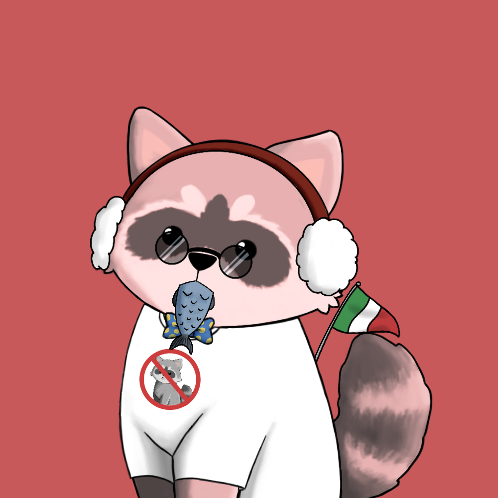 Raccoon #12 NFT on Algorand