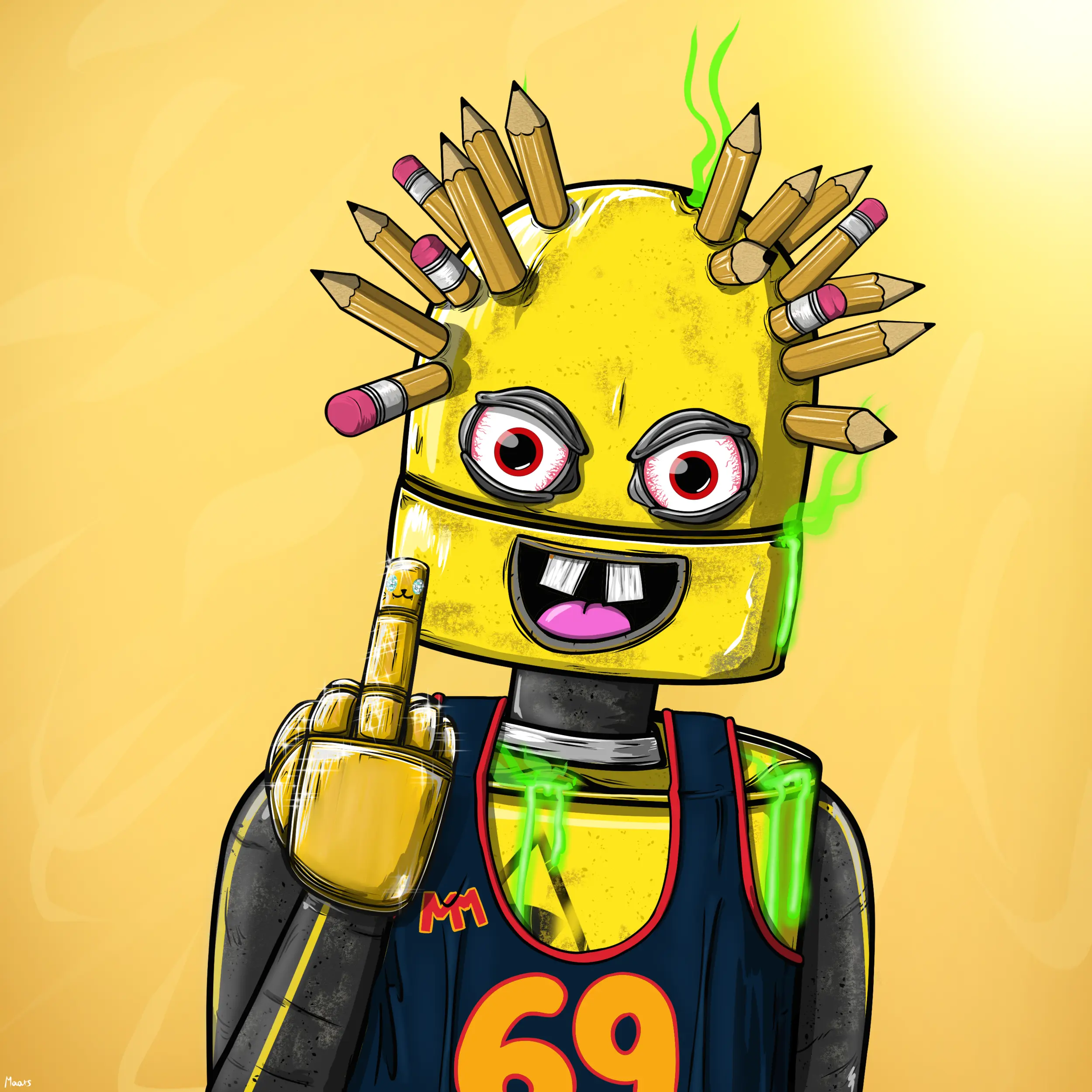 Mental Marvin #889 NFT on Algorand