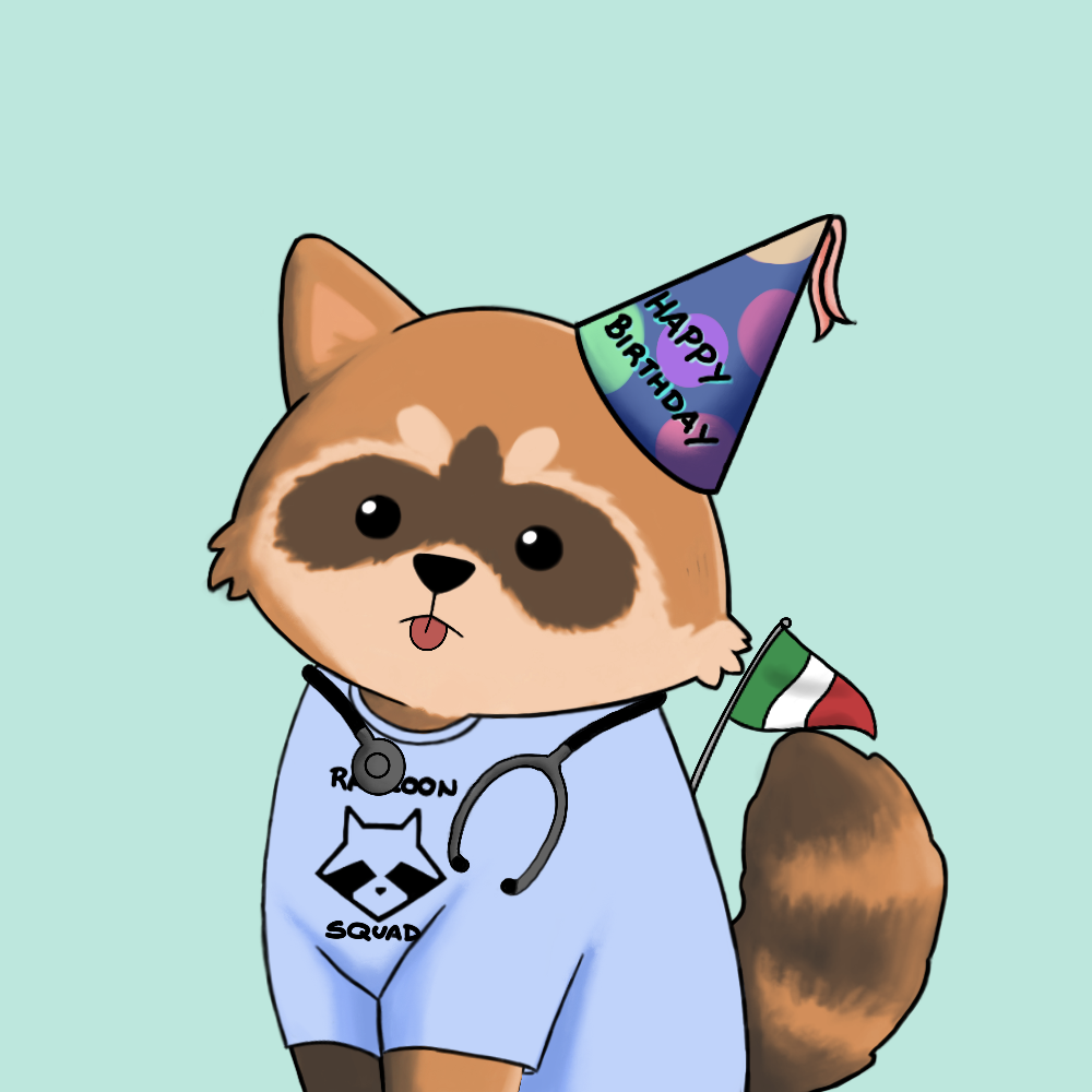Raccoon #47 NFT on Algorand