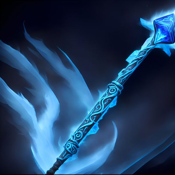 An image of Finhrir's Frost Staff