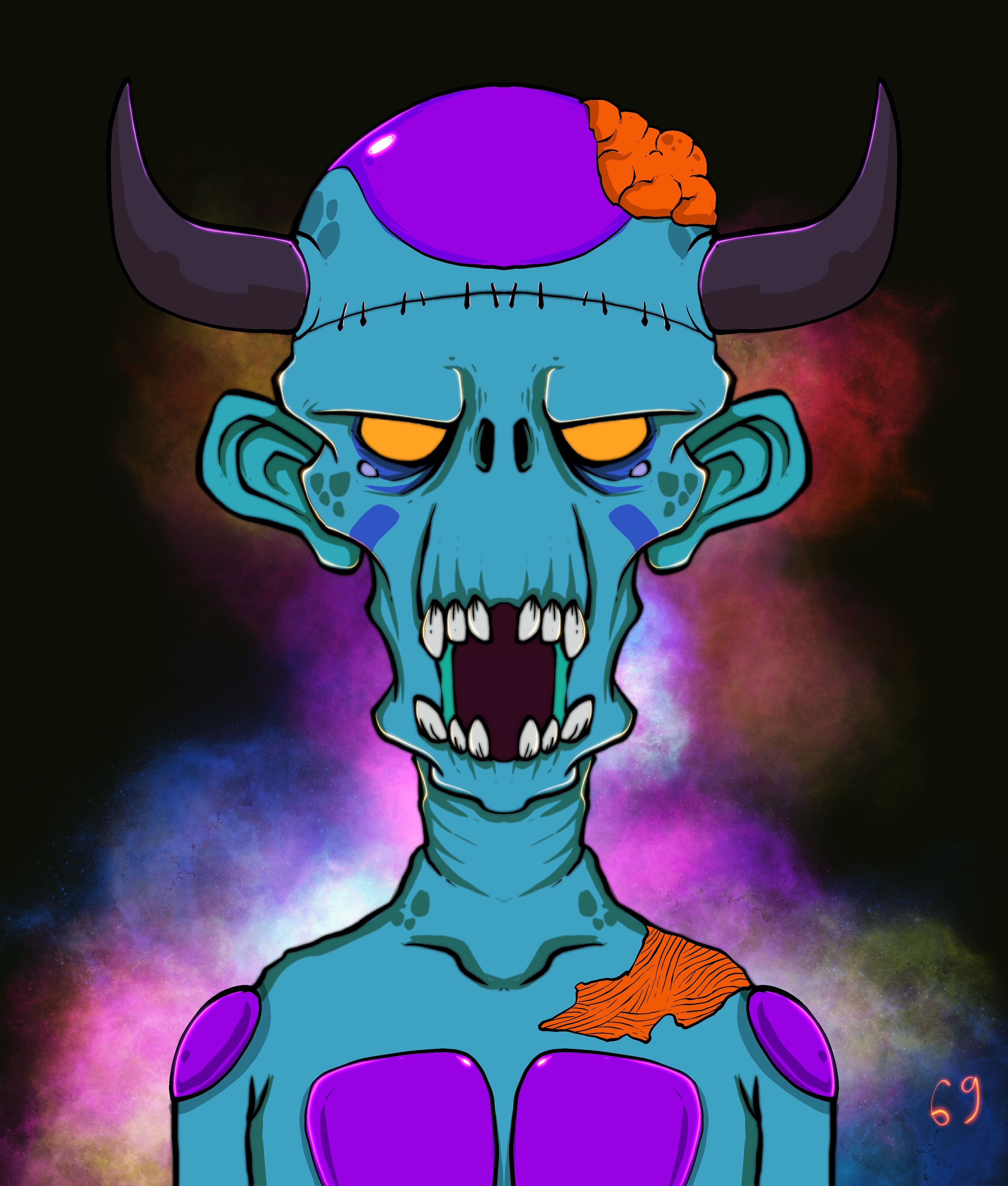 Algo zombie #069 NFT on Algorand